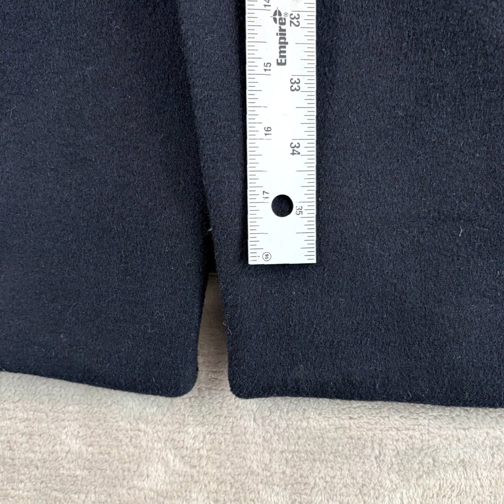 Scotch & Soda Scotch & Soda Amsterdam Wool-Blend Overcoat Men L Blue Solid Button Long Coat Casual Formal 6? Size US L / EU 52-54 / 3 - 7 Thumbnail