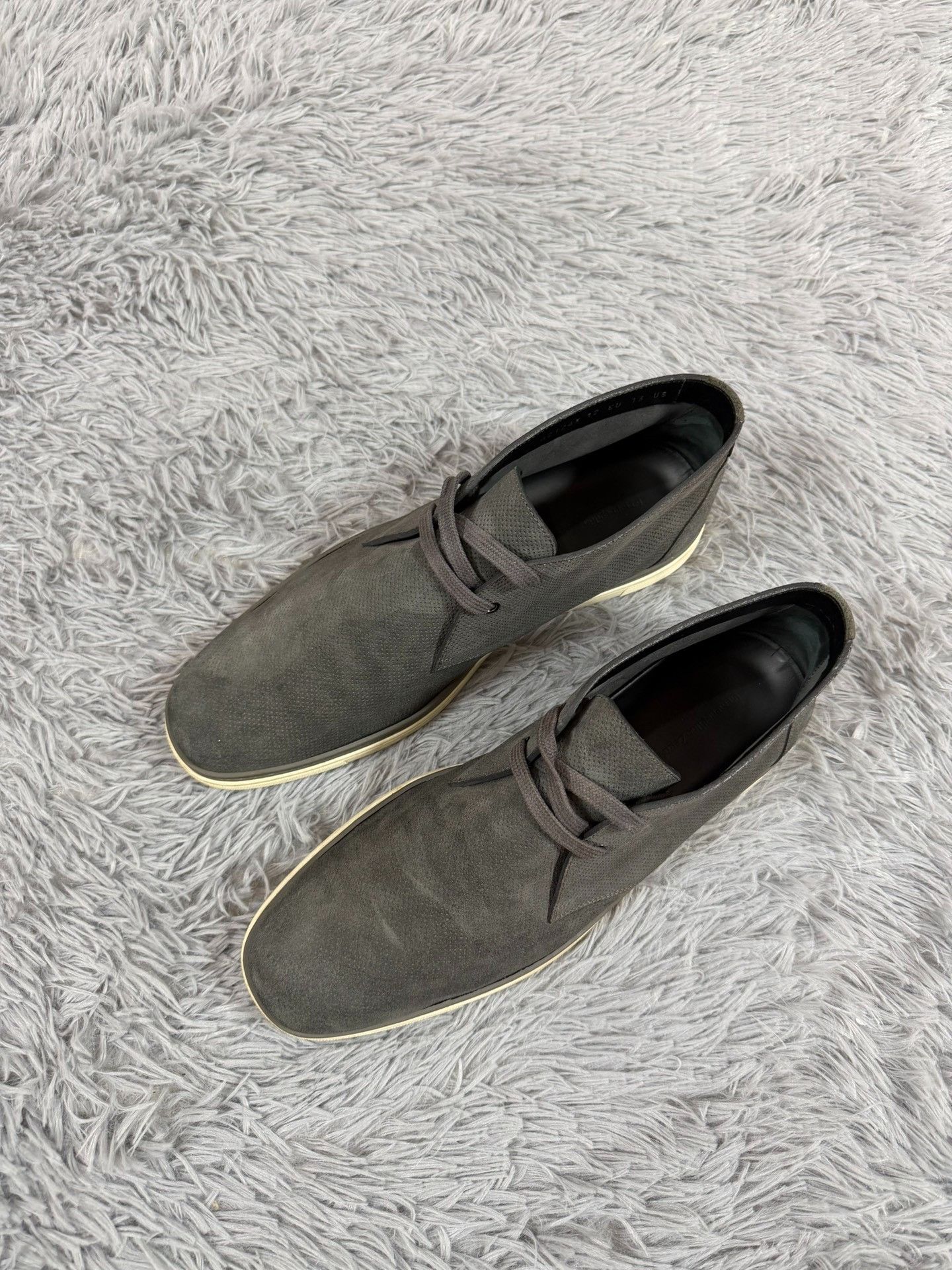 Ermenegildo Zegna Ermenegildo Zegna Casual Gray Lowtop Sneakers 14 Men Size US 14 / EU 47 - 1 Thumbnail
