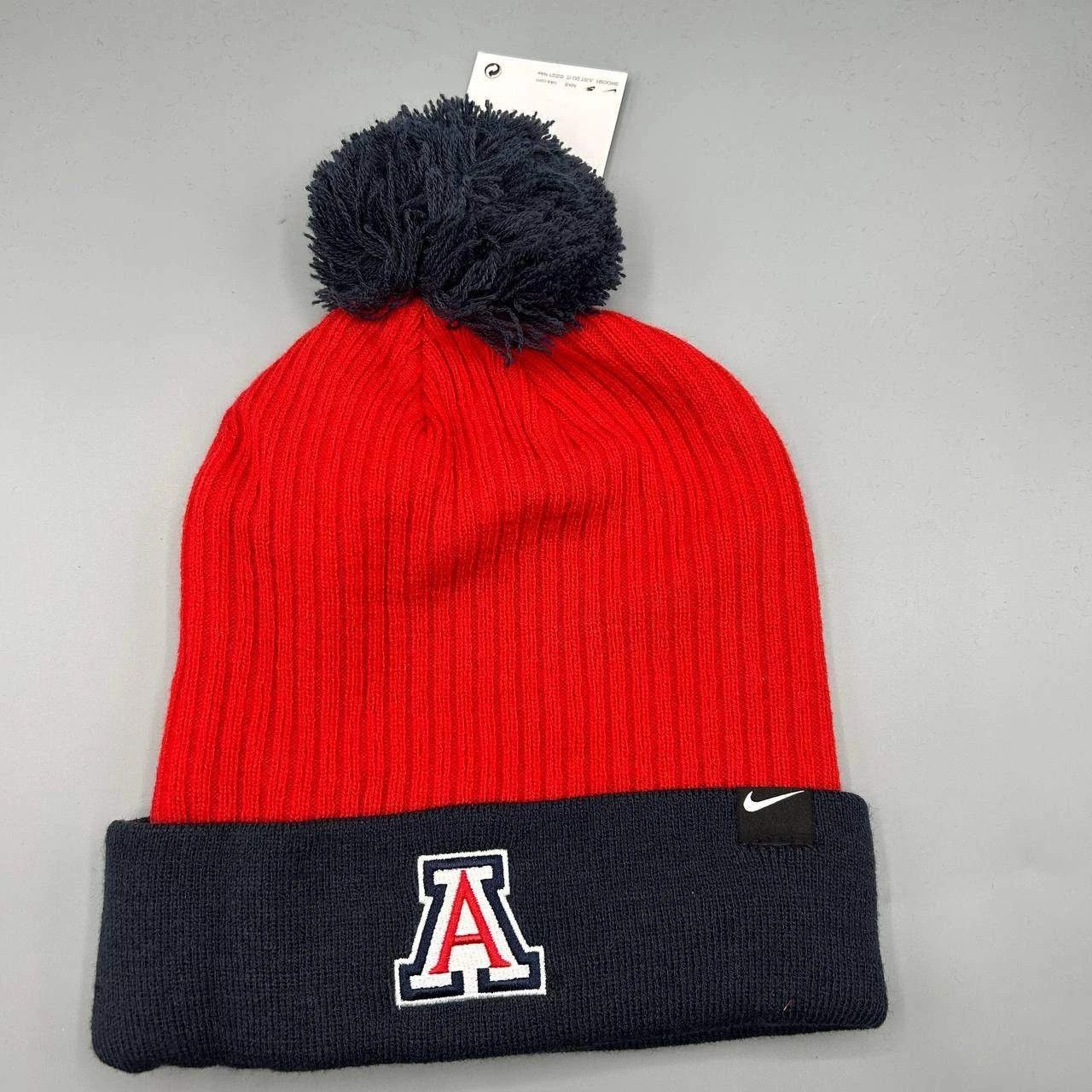 Nike Arizona Wildcats x Nike Hat Men Cuffed Beanie Pom Pom Cap Size ONE SIZE - 2 Thumbnail