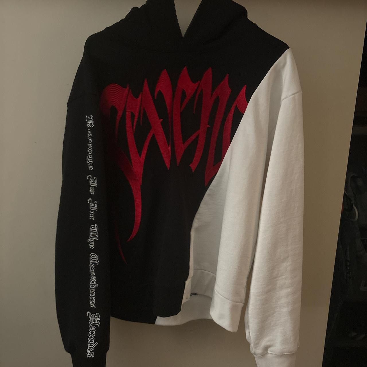 Revenge Revenge split Embroidered hoodie Size US S / EU 44-46 / 1 - 1 Thumbnail