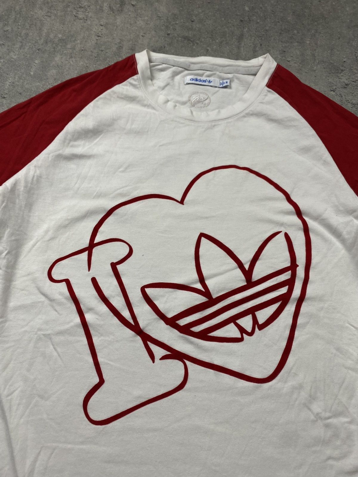 Adidas × Vintage T-shirt I love Adidas big swoosh vintage rare 90’s limit y2k Size M / US 6-8 / IT 42-44 - 4 Thumbnail