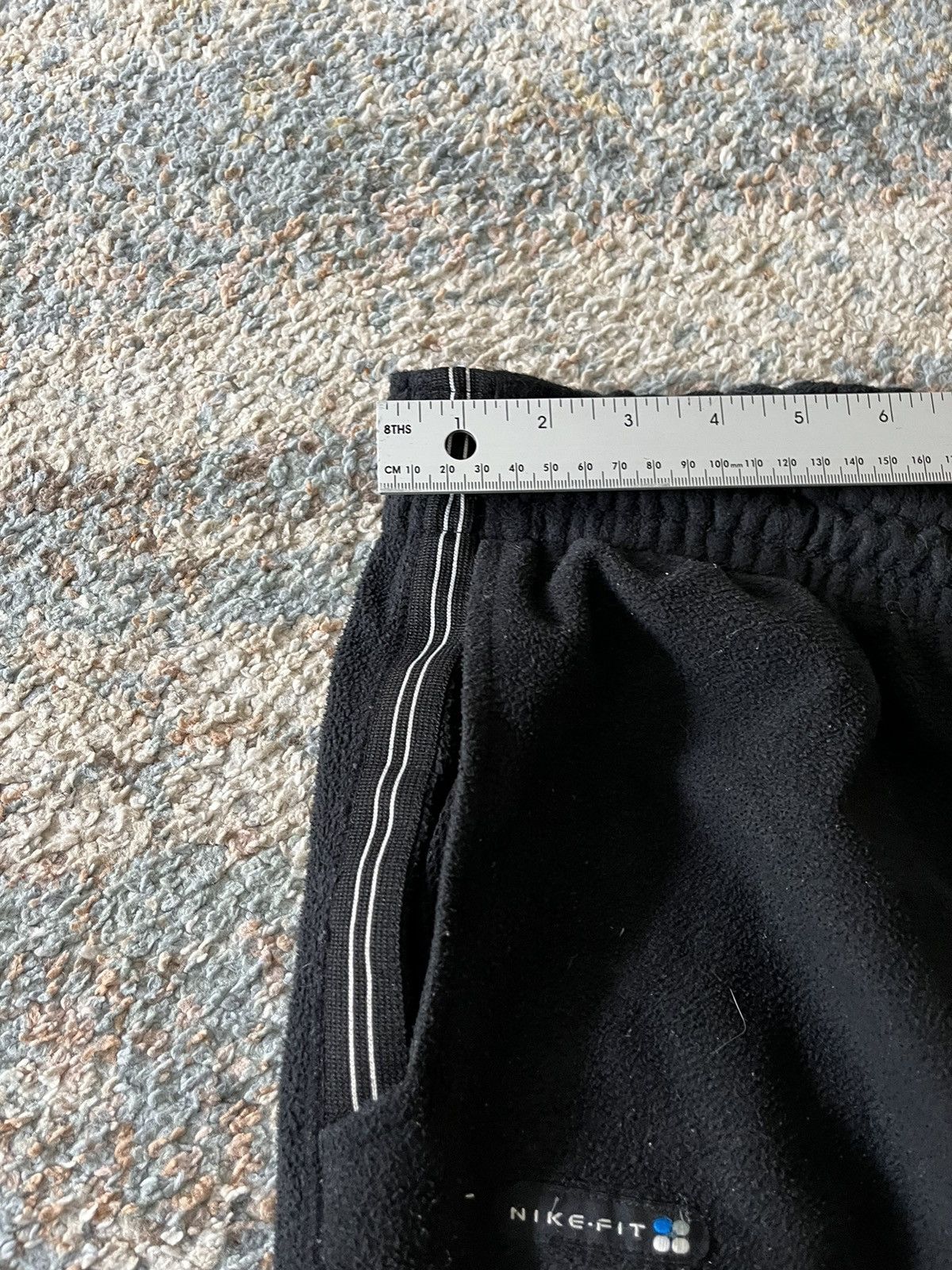 Nike × Vintage VTG Y2K Nike Fleece Jogger Sweatpants L 90s Size US 34 / EU 50 - 6 Thumbnail