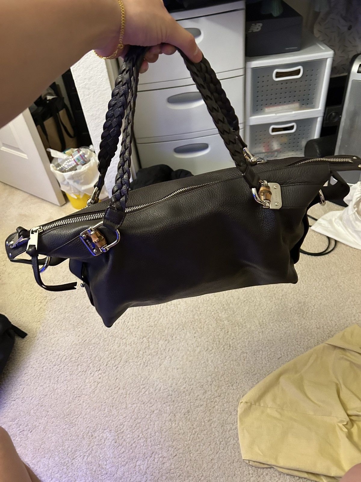 Gucci Gucci Bamboo Bar Tote Bag Size ONE SIZE - 7 Thumbnail