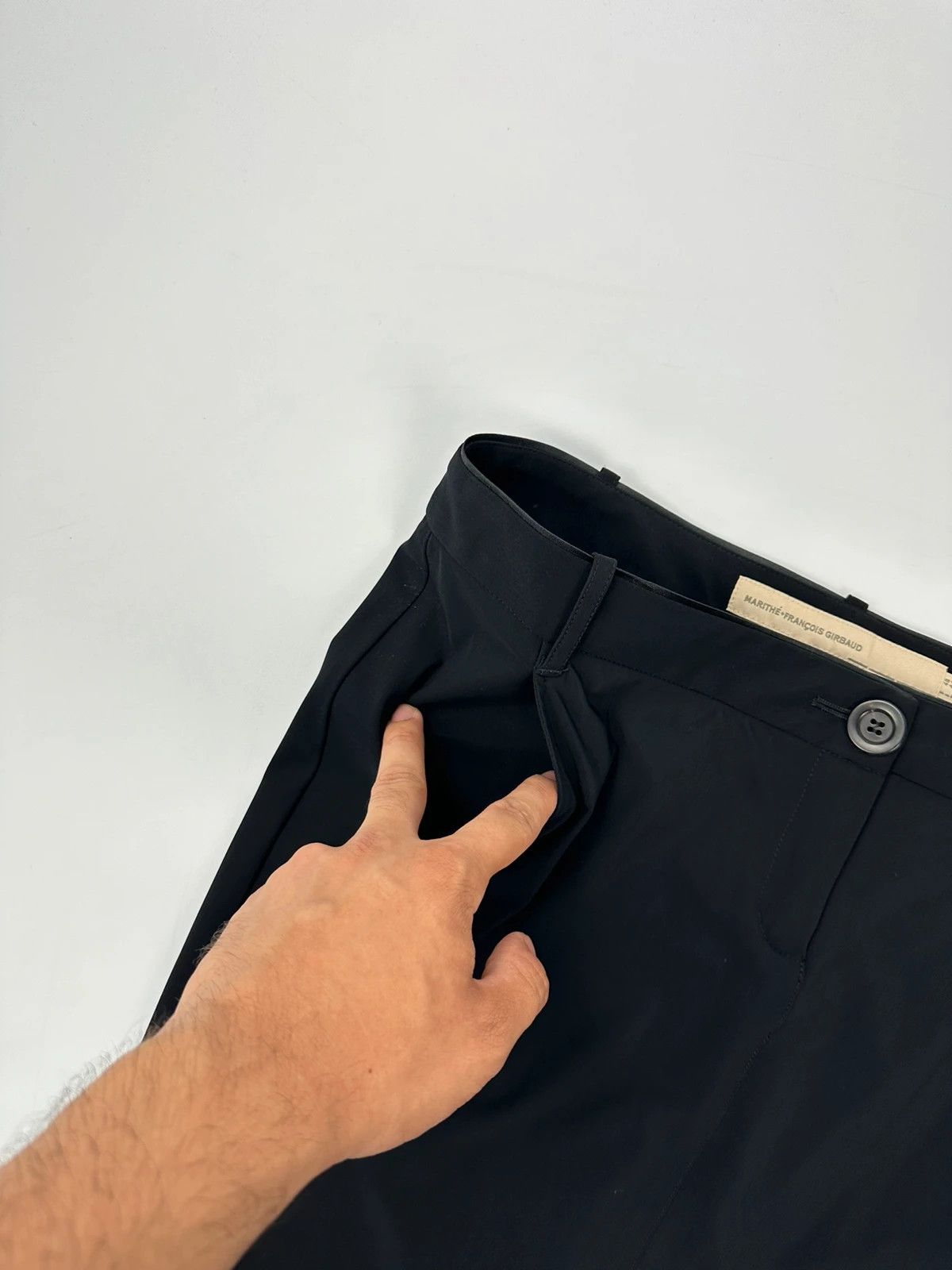 Marithe + Francois Girbaud Marithé + Francois Girbaud 00’s Dark Navy Long Skirt Size 27" / US 4 / IT 40 - 5 Thumbnail