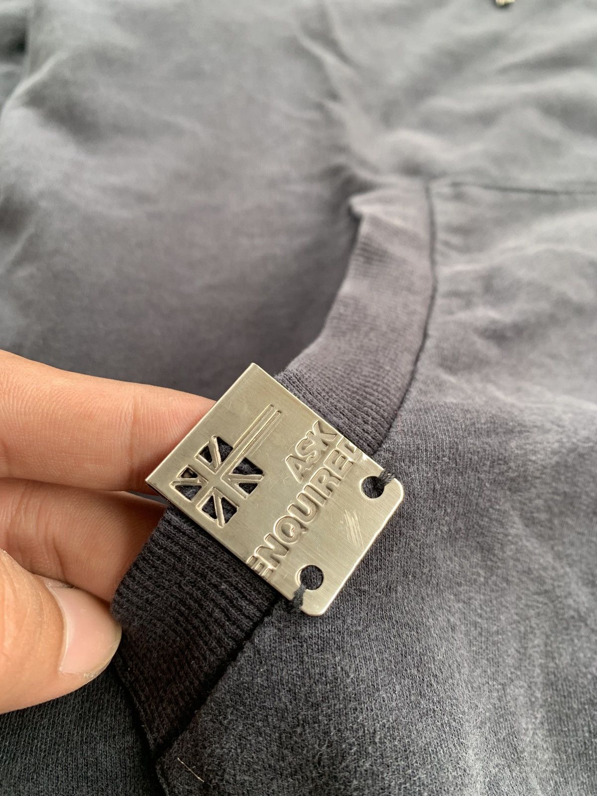 Japanese Brand Ask Enquired England Archieve Vintage Black Hoodie Size US M / EU 48-50 / 2 - 5 Thumbnail
