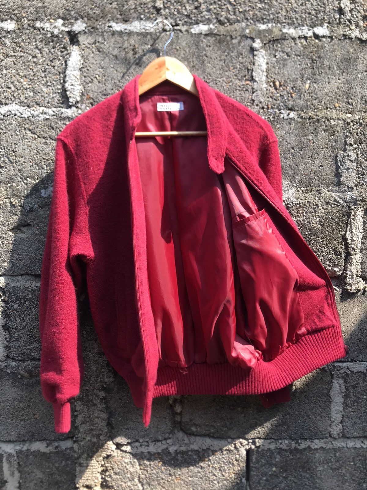 Vintage 🔥Vintage 90s Arnold Palmer Wool Bomber Jacket Size US M / EU 48-50 / 2 - 5 Thumbnail