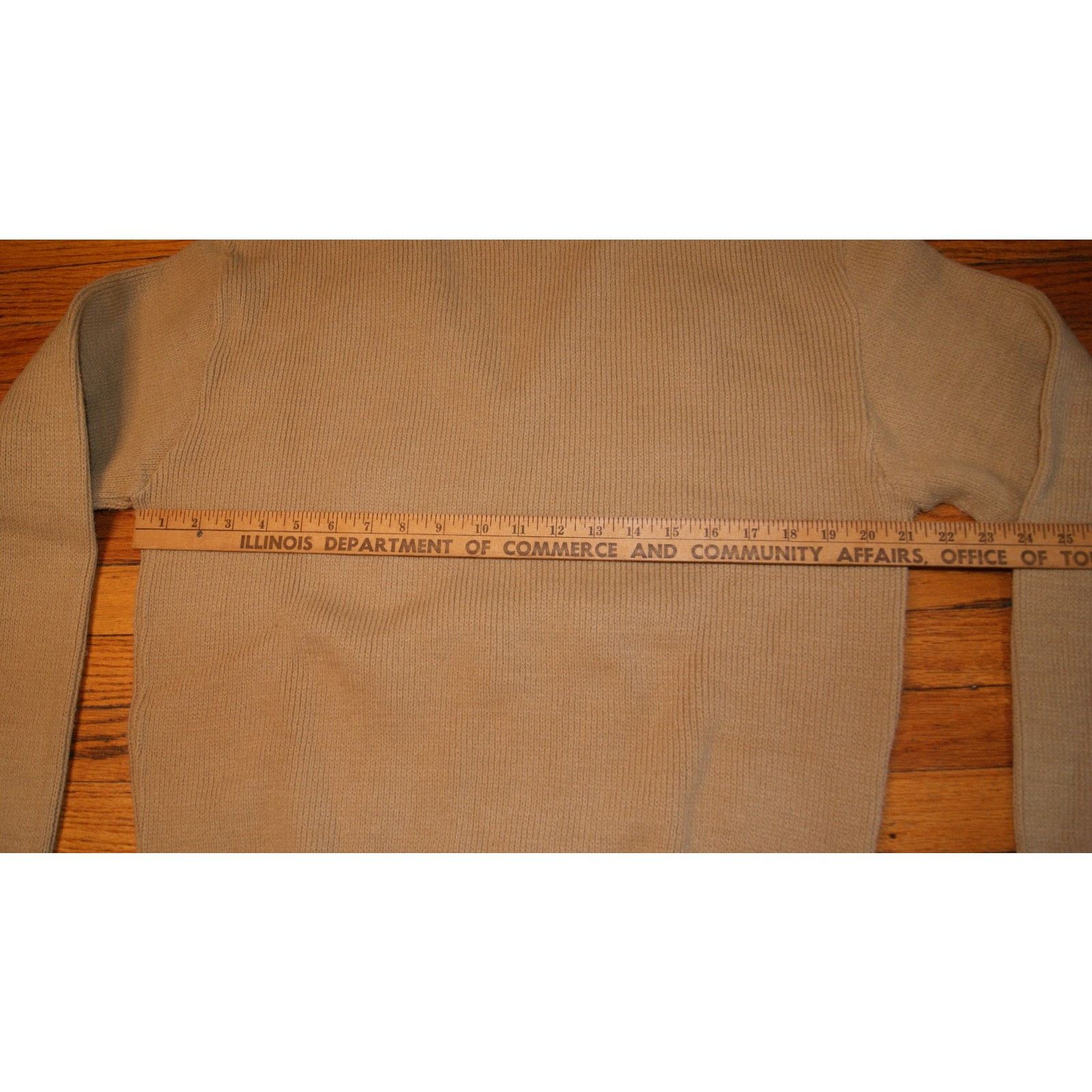 Vintage VTG Mens Large Wintuck Orlon Acrylic VNeck Sweater Grandpa Size US L / EU 52-54 / 3 - 5 Thumbnail