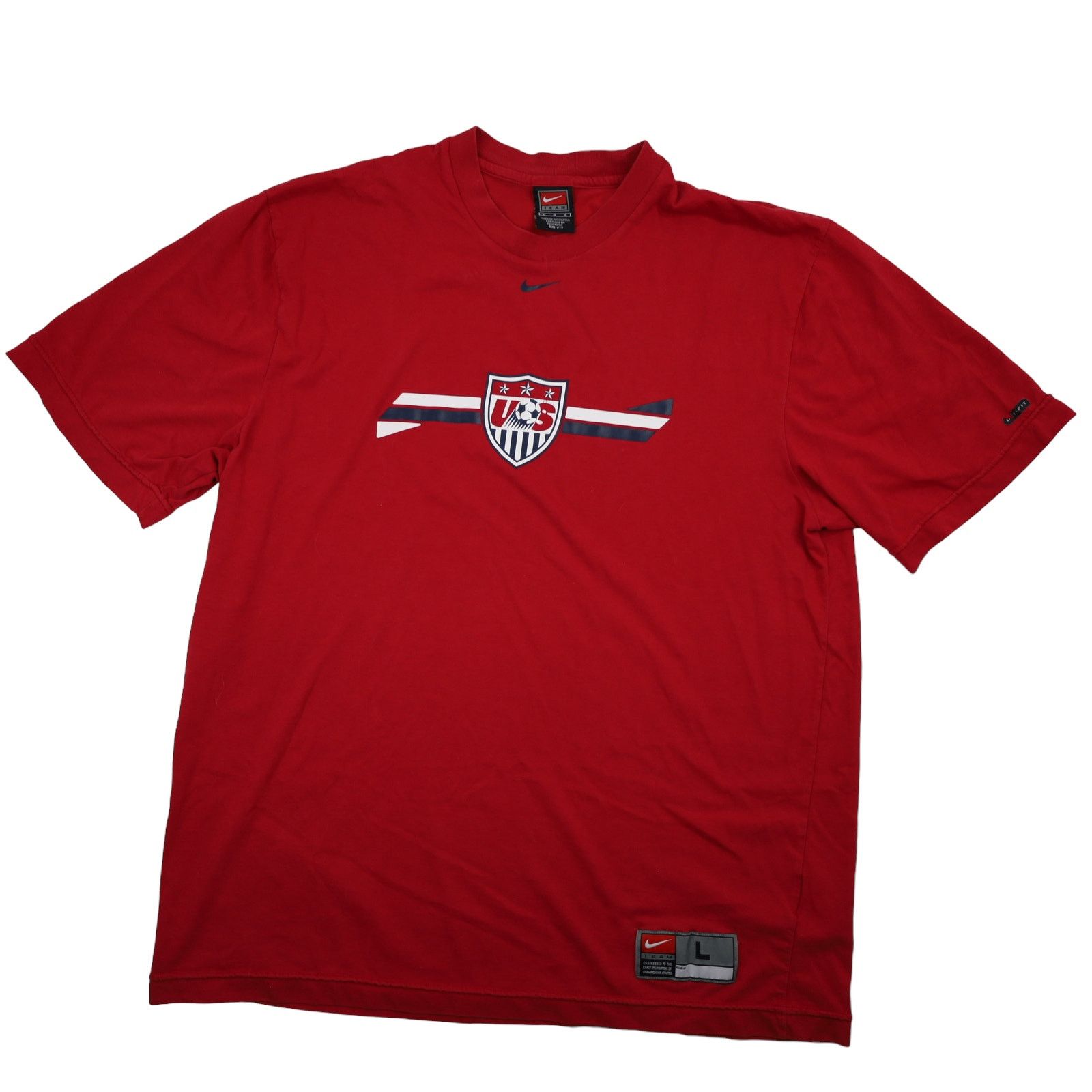 Nike × Vintage Vintage Nike Team USA Soccer Dri-fit T Shirt Size US L / EU 52-54 / 3 - 1 Thumbnail