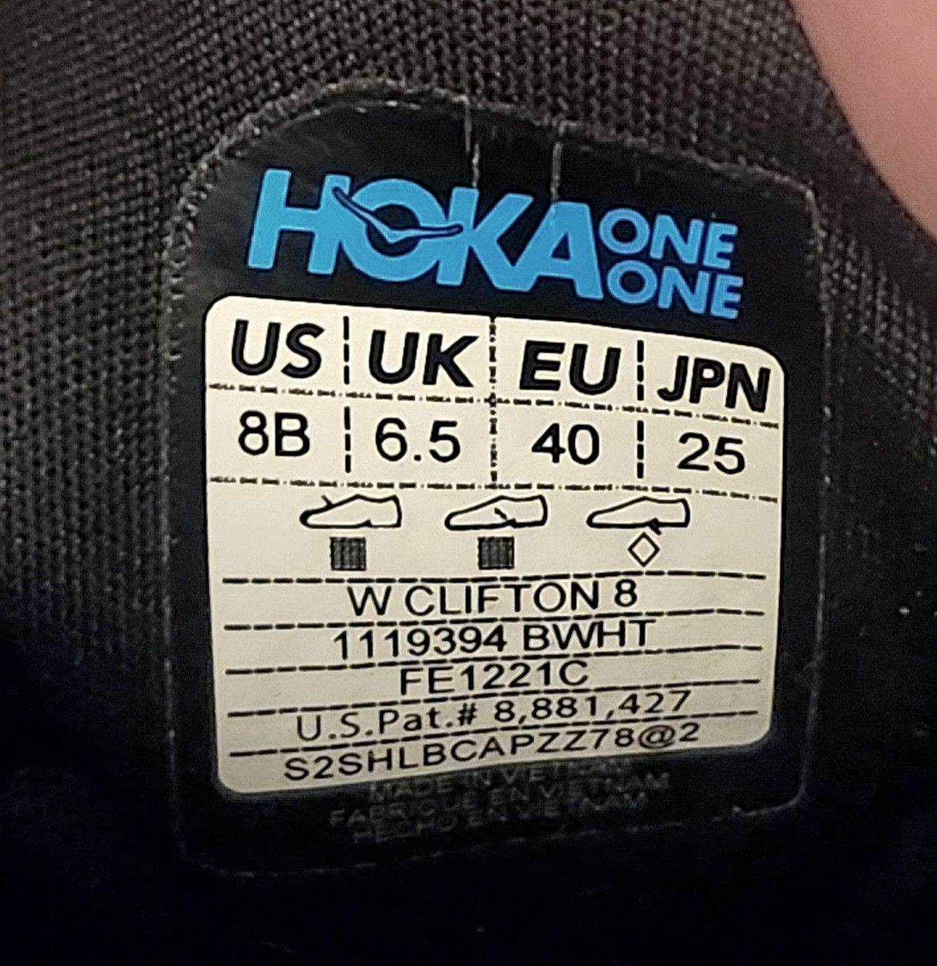 Hoka Hoka One One Women's Clifton 8 Size US 8B black Size US 8 / IT 38 - 11 Thumbnail