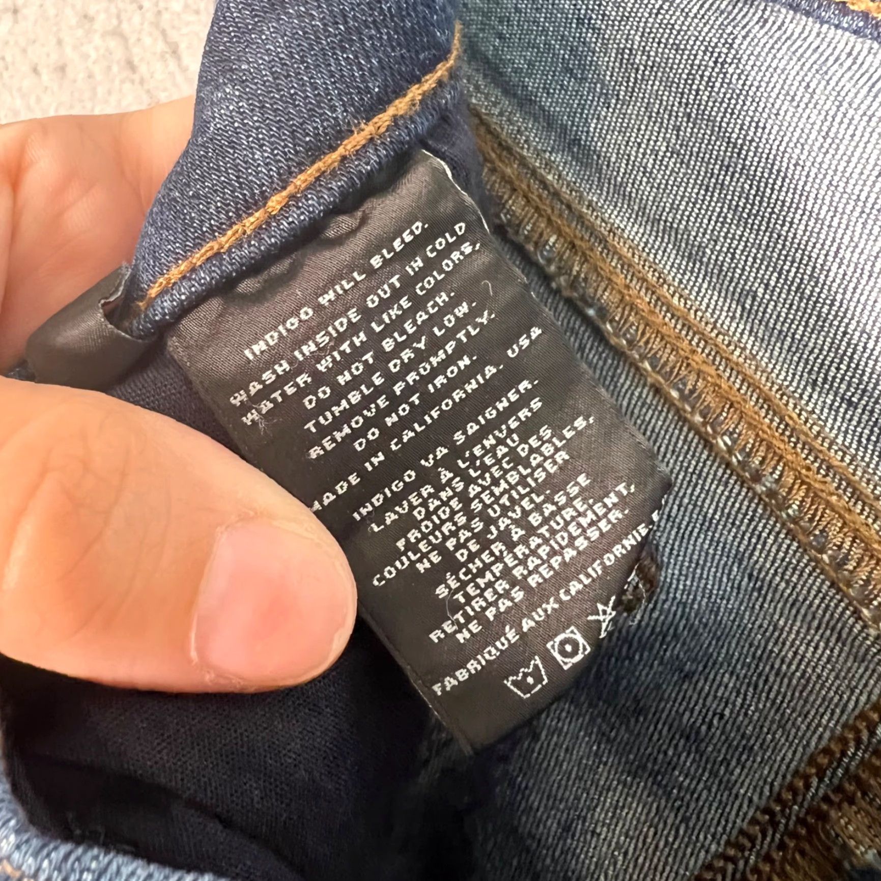 J Brand J Brand Jeans Womens 25 Skinny Denim Blue Dark Wash Cotton Blend 5-Pocket Stretch Size 25 Size 42" / US 20 - 5 Thumbnail