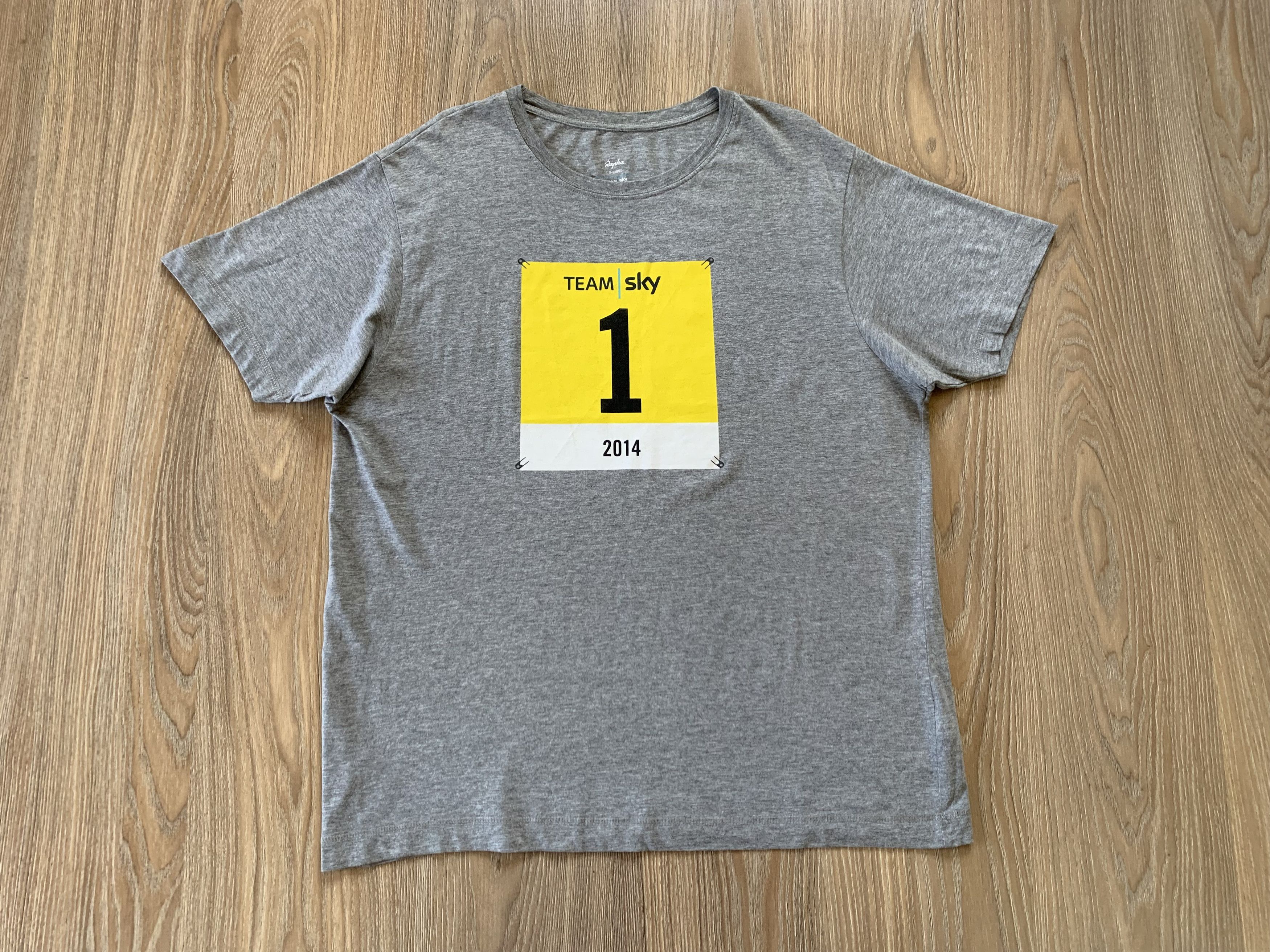 Rapha Rapha Grey Cotton Printed T-Shirt Size US XL / EU 56 / 4 - 2 Thumbnail