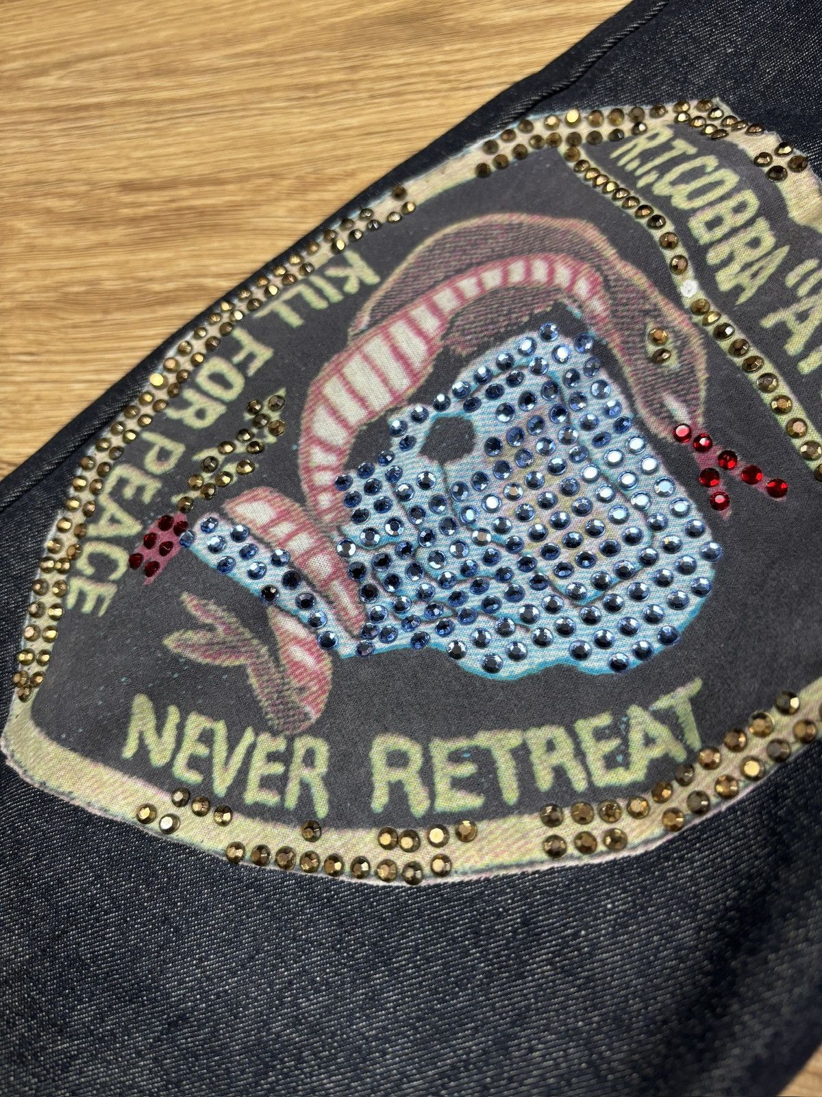 Dolce & Gabbana FW2003 Dolce & Gabbana Rhinestone Patchwork Bomber Jacket Size US S / EU 44-46 / 1 - 10 Thumbnail