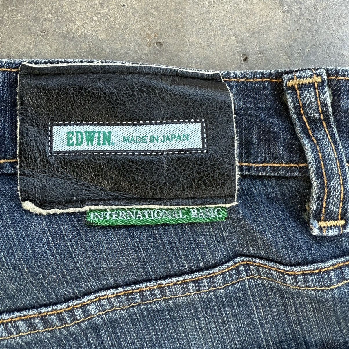 Edwin × Jean × Vintage VINTAGE EDWIN FADED JEAN RIPPED DENIM PANTS Size US 35 - 11 Thumbnail
