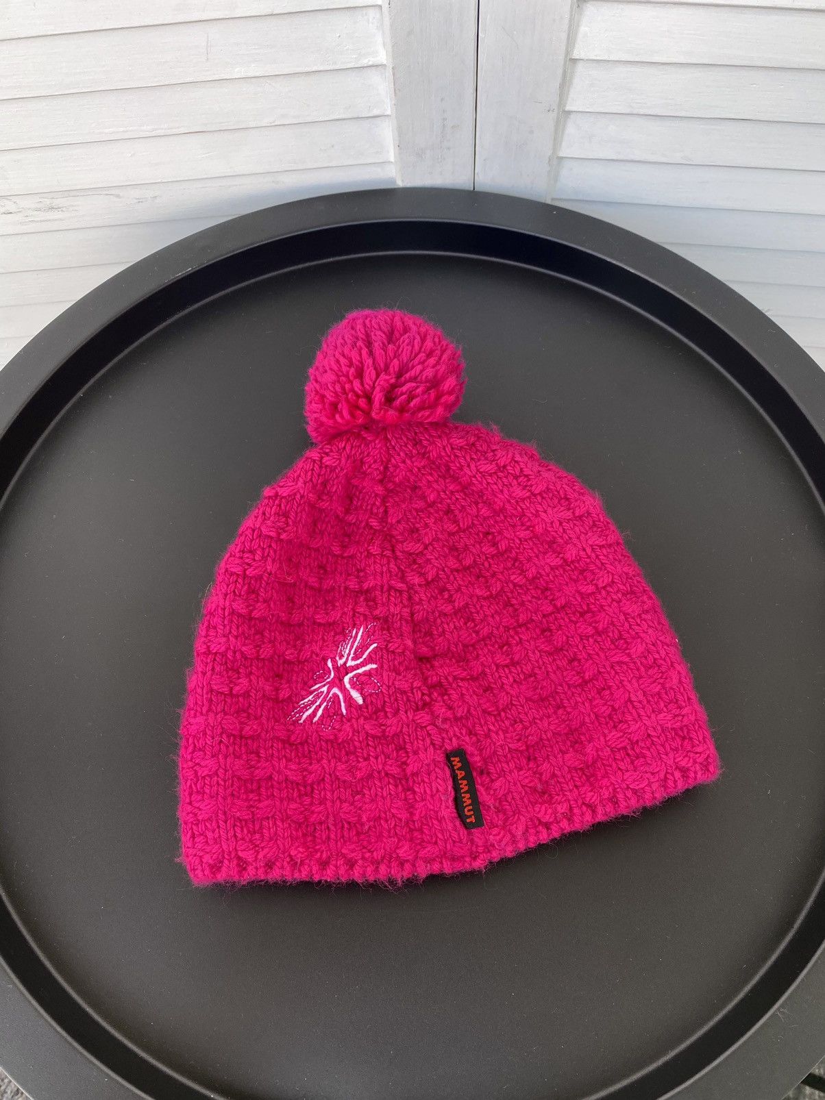 Mammut Mammut Beanie Hat Knit Pom Pom Lined Thermal Winter Outdoor Size ONE SIZE - 2 Thumbnail
