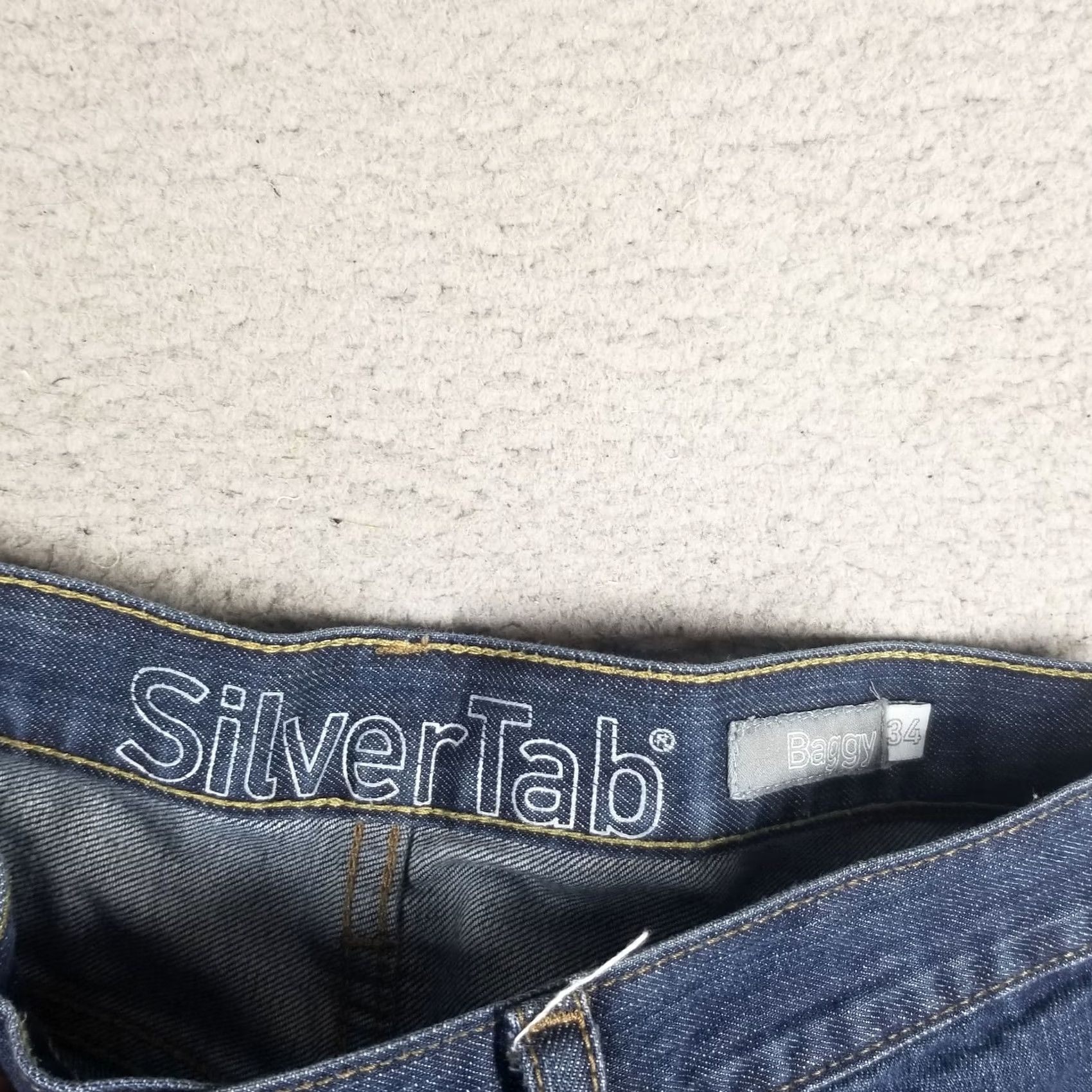 Levi's Levis Silvertab Jeans Shorts 34 Blue Denim 5-Pocket Relaxed Fit Vintage Y2K Grunge Hip Hop 90s Mens Shorts 34x18 Size US 34 / EU 50 - 3 Thumbnail