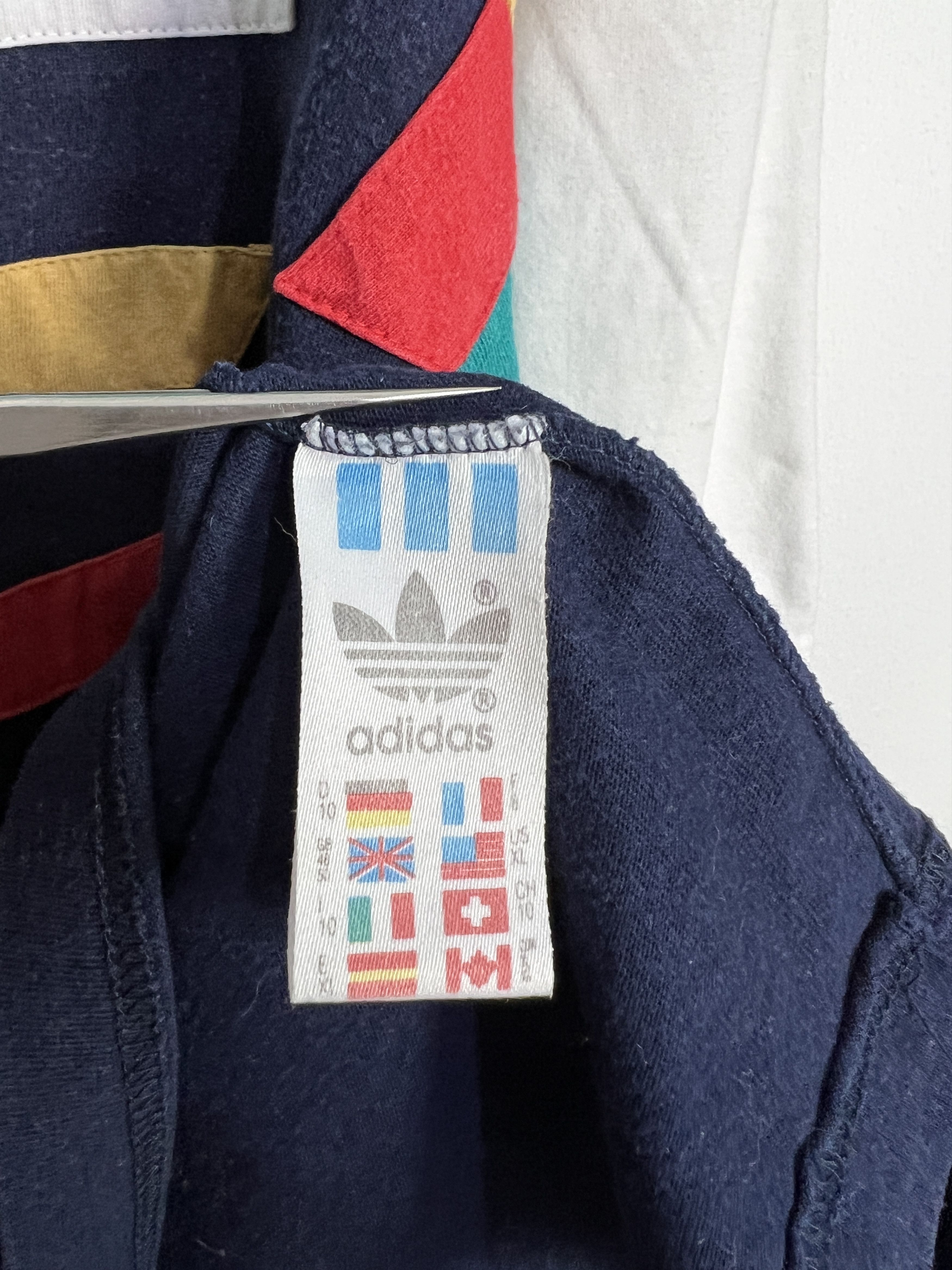 Adidas Vintage 90's Adidas Rare Shirt Tee Stripes Mens Jersey Y2K Size US XL / EU 56 / 4 - 7 Thumbnail