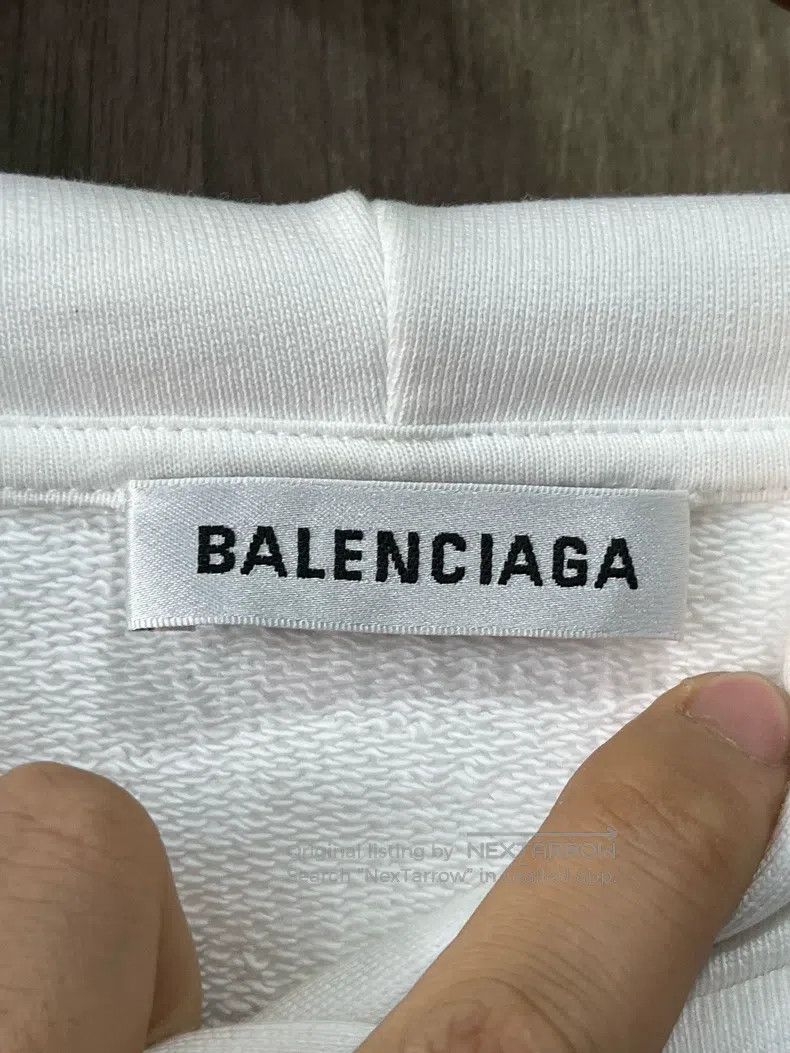 Balenciaga Balenciaga White Alphabet Logo Hoodie Size US S / EU 44-46 / 1 - 3 Thumbnail