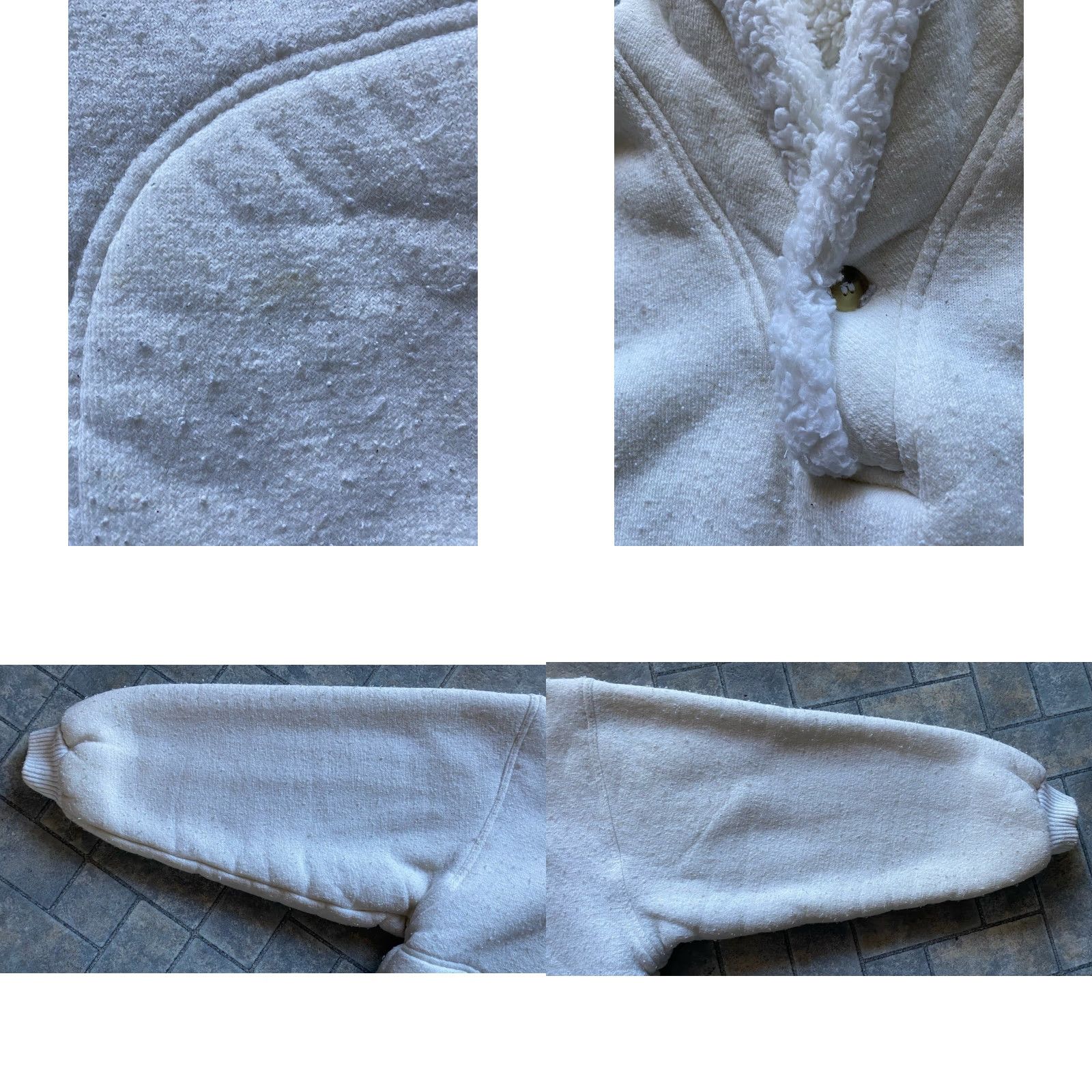 Vintage VINTAGE UNIONBAY Jacket Coat White Women’s Large L Sherpa Made In USA Size L / US 10 / IT 46 - 8 Thumbnail