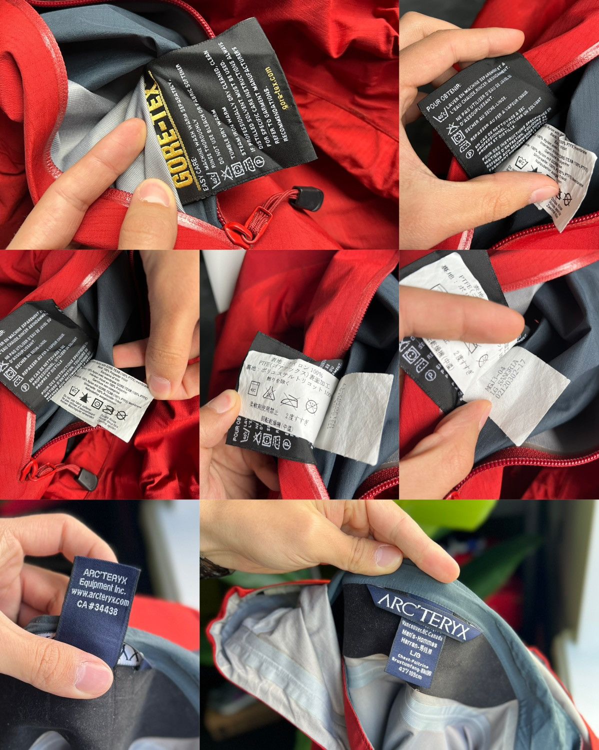 Arc'teryx × Vintage Arc’teryx Alpha SV Gore-Tex XCR Jacket Red Size L Canada Size US L / EU 52-54 / 3 - 24 Thumbnail