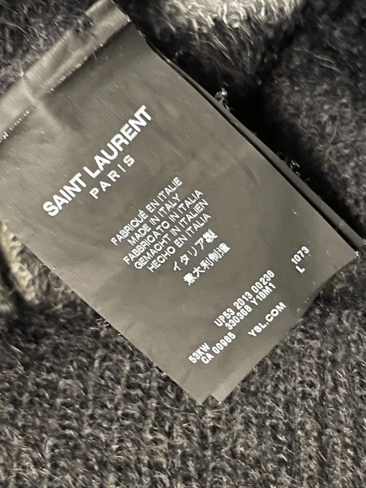 Saint Laurent Paris Saint Laurent Paris 13AW OS Mohair Knitwear Size US L / EU 52-54 / 3 - 3 Thumbnail