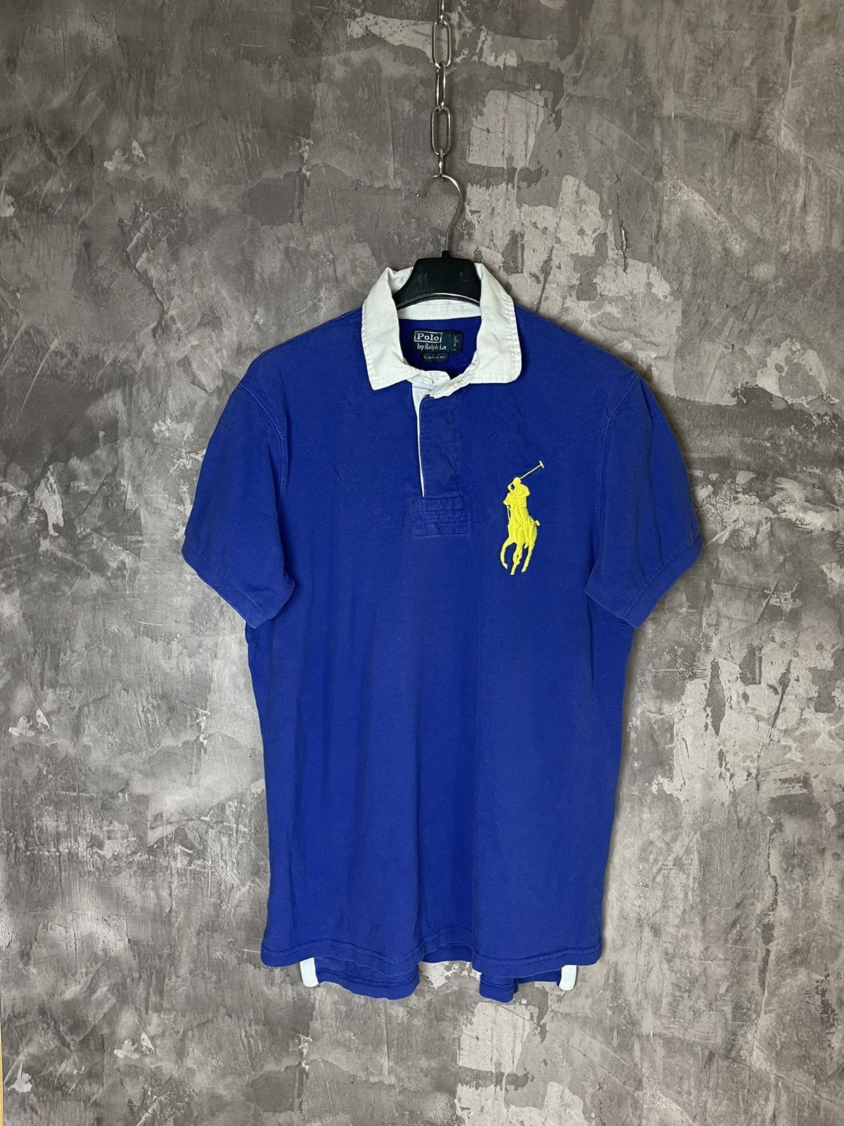 Polo Ralph Lauren × Ralph Lauren × Vintage Polo Ralph Lauren Vintage Chief Keef Style Y2K Polo Shirt Size US L / EU 52-54 / 3 - 1 Thumbnail