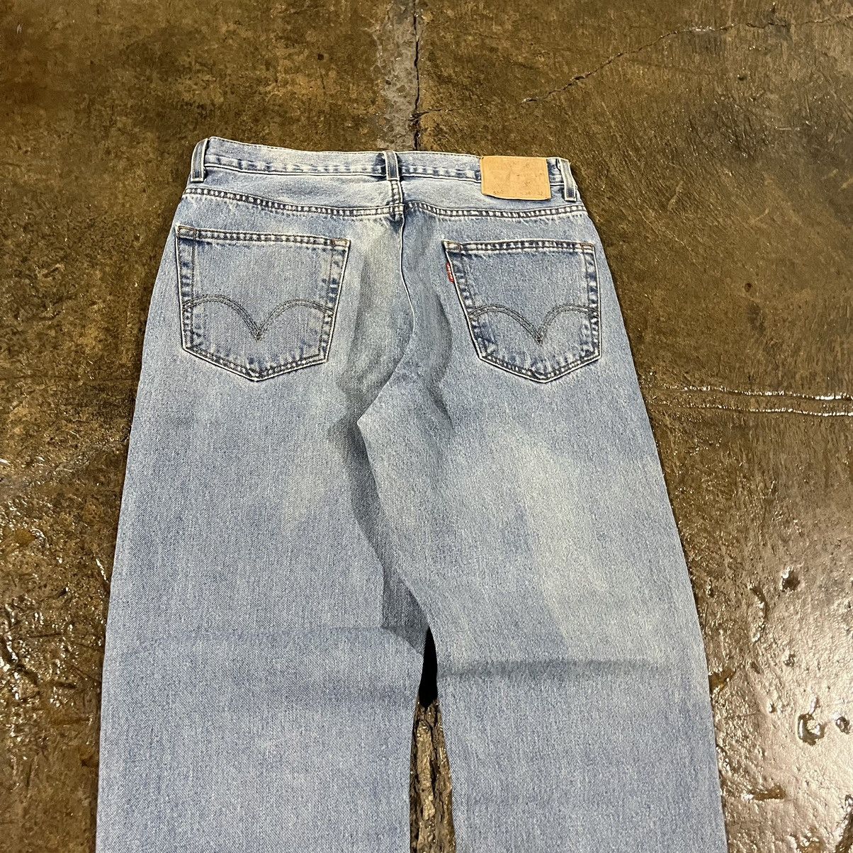 Levi's × Vintage Crazy Vintage Levi's 550 Jeans Faded Y2K Light Wash Skater Size US 34 / EU 50 - 3 Thumbnail
