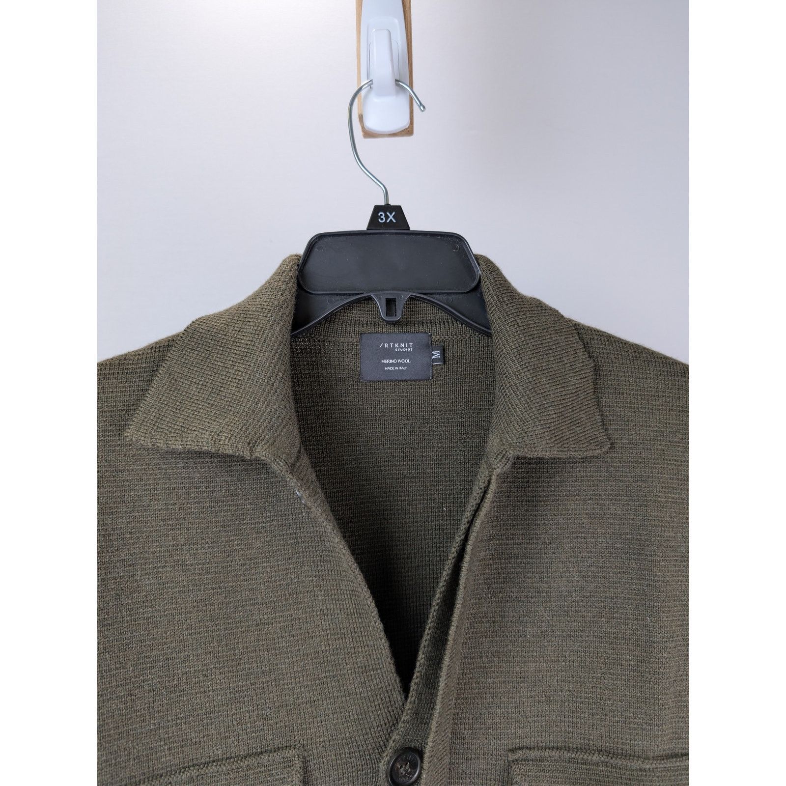 Other o1rshd1 CC20 Artknit Studios wool shirt jacket in olive Size US M / EU 48-50 / 2 - 7 Thumbnail