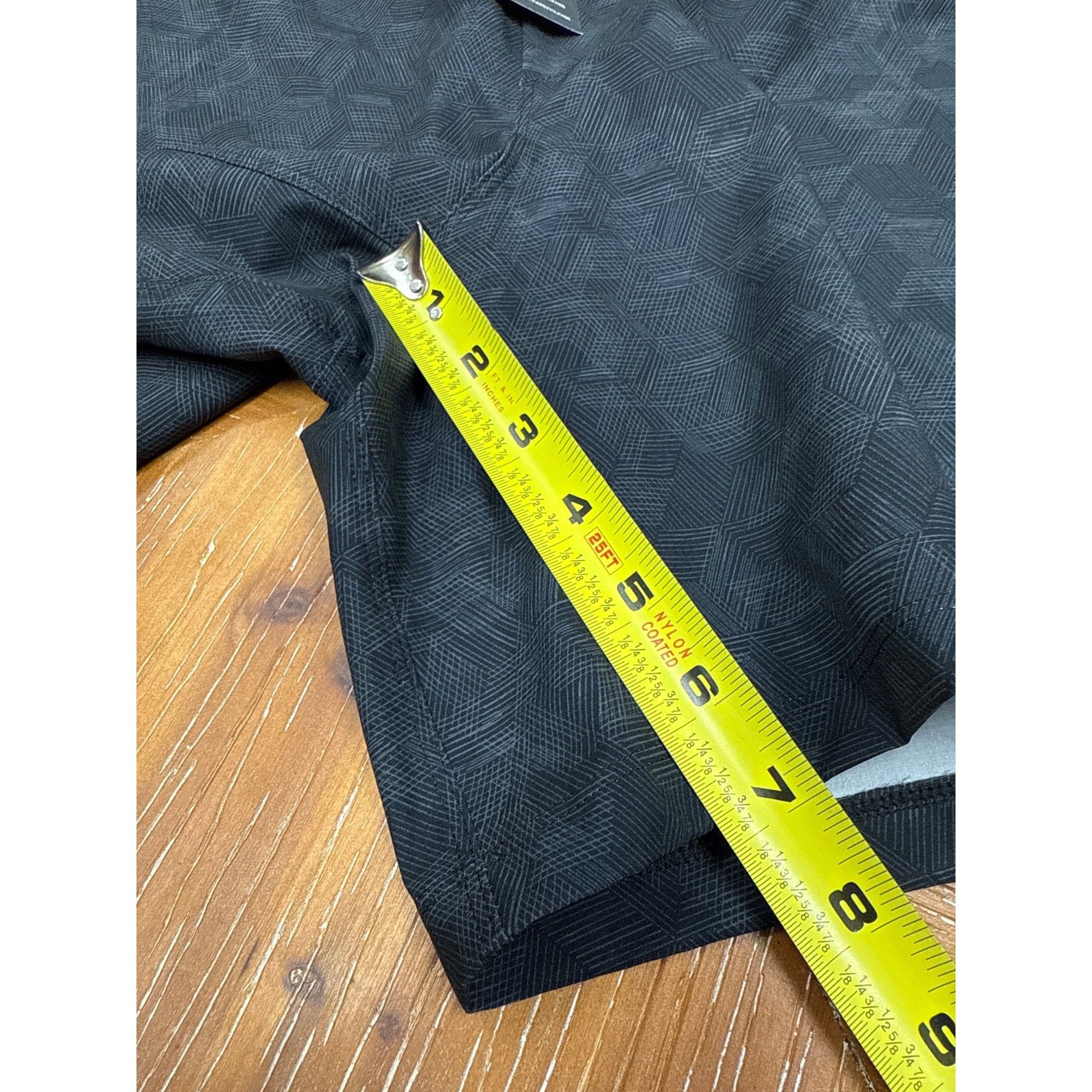 Other Mens Black Geometric Swim Shorts With Drawstring Waist & Mes Size US 32 / EU 48 - 5 Thumbnail