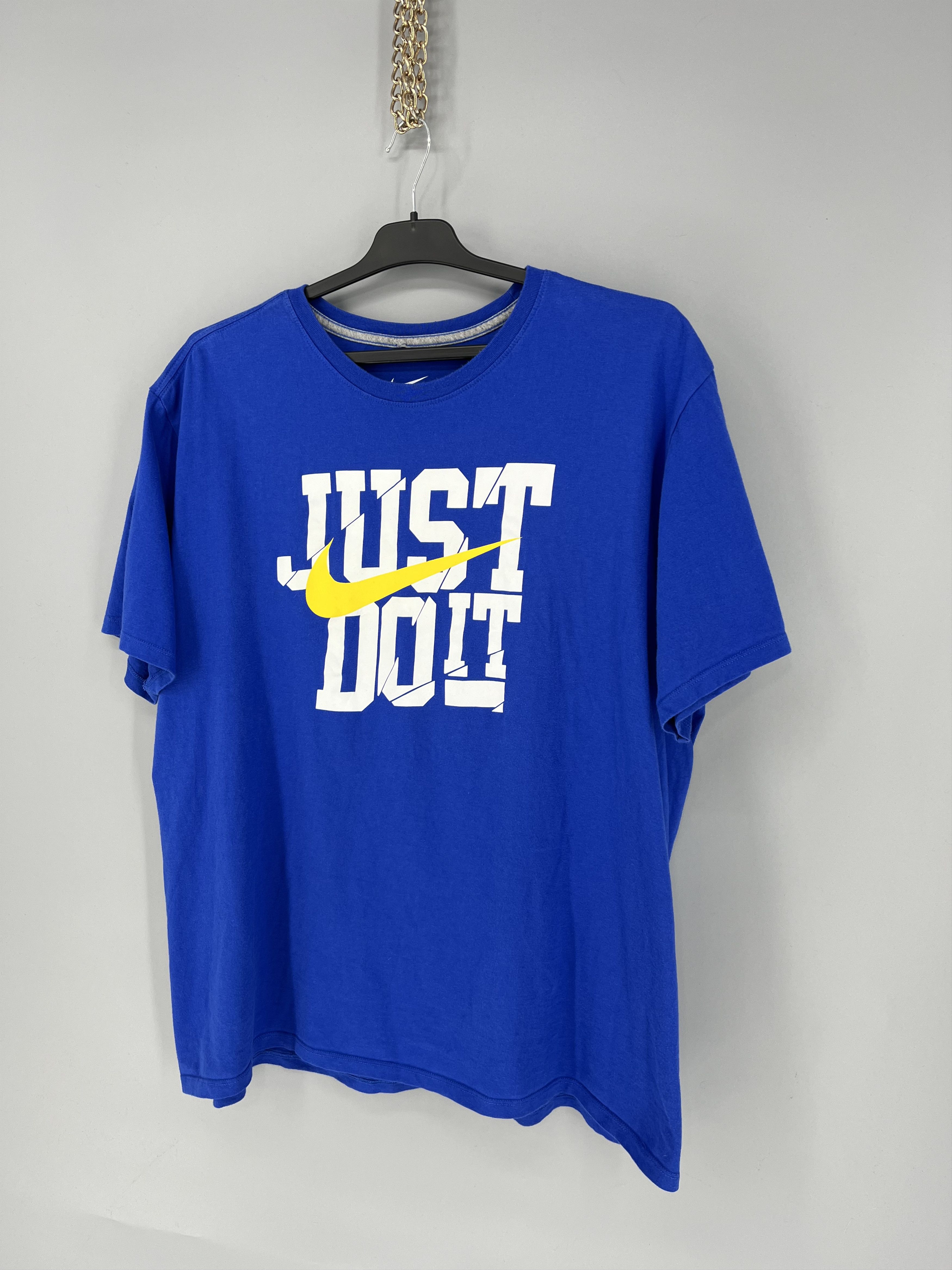 Nike × Vintage Vintage 90s NIKE JUST DO IT SWOOSH Tee Streetwear Y2K Style Size US XXL / EU 58 / 5 - 3 Thumbnail