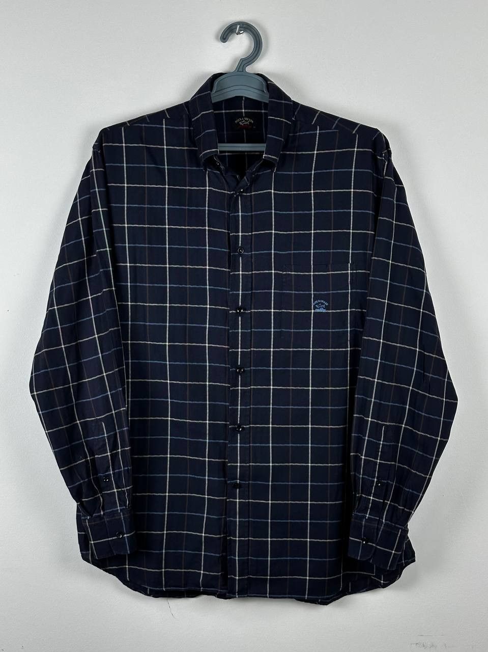 Paul & Shark Paul & Shark Navy Plaid Yachting Club Shirt Size XL Size US XL / EU 56 / 4 - 1 Thumbnail