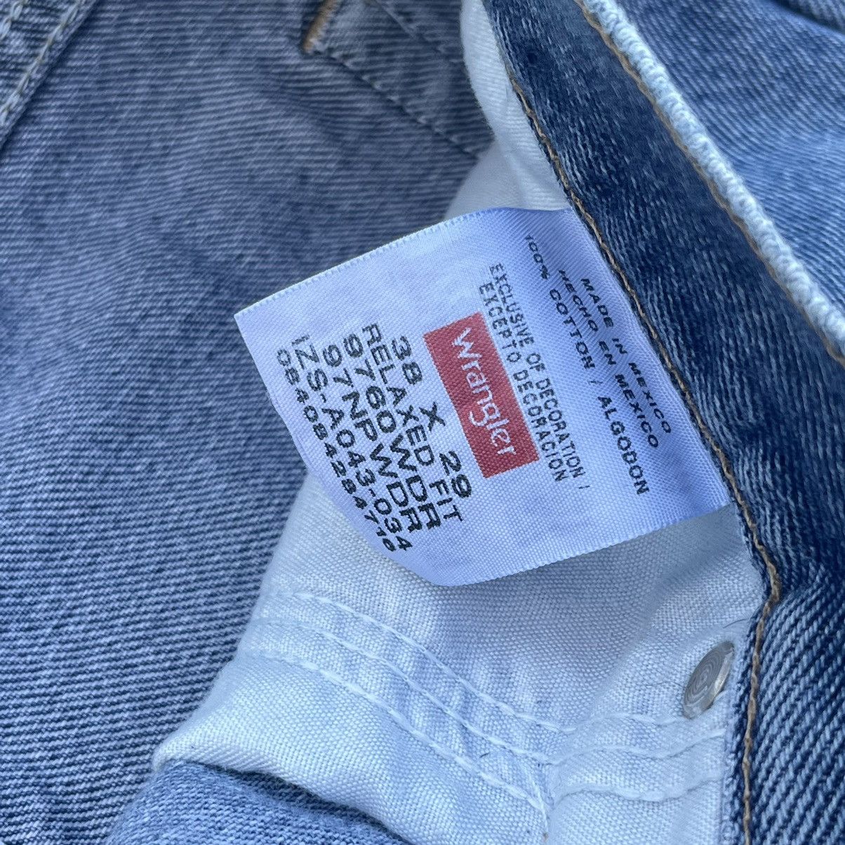 JNCO × Vintage × Wrangler Crazy Vintage Y2K Wrangler Baggy Jeans Size 38X29 Size US 38 / EU 54 - 6 Thumbnail