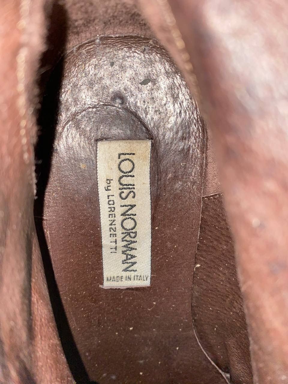 Designer 🦓Vintage Real Zebra Fur Made in Italy Louis Norman Rare! Size US 10 / IT 40 - 5 Thumbnail