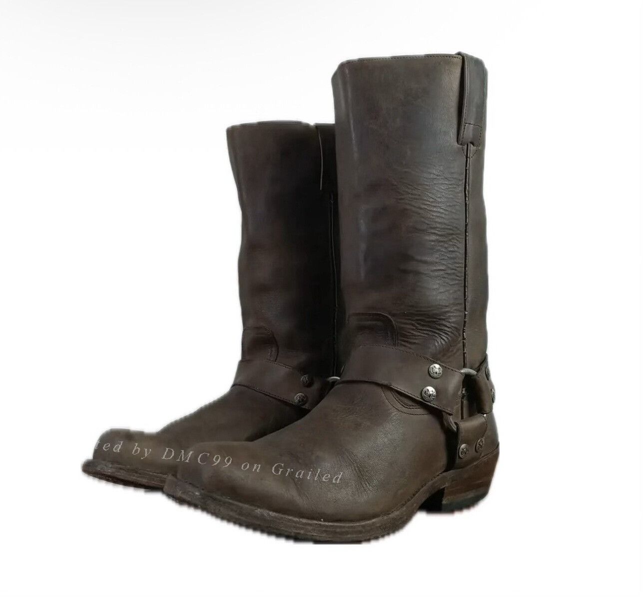 Vintage Vintage Marlboro 90s-00s Classic Leather Boots Size US 8 / EU 41 - 1 Thumbnail