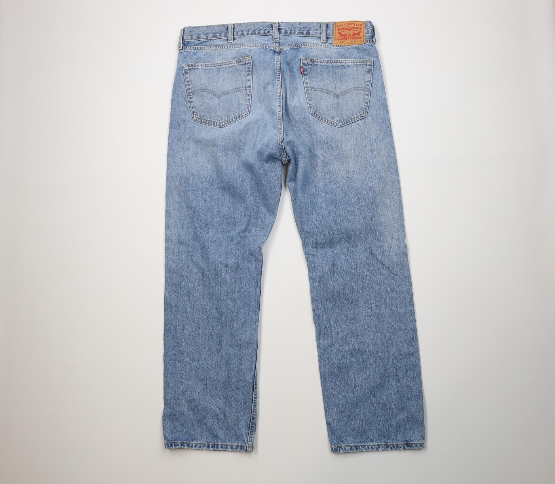 Levi's Vintage Y2K Levis 505 Regular Straight Leg Denim Jeans Size US 40 / EU 56 - 11 Thumbnail