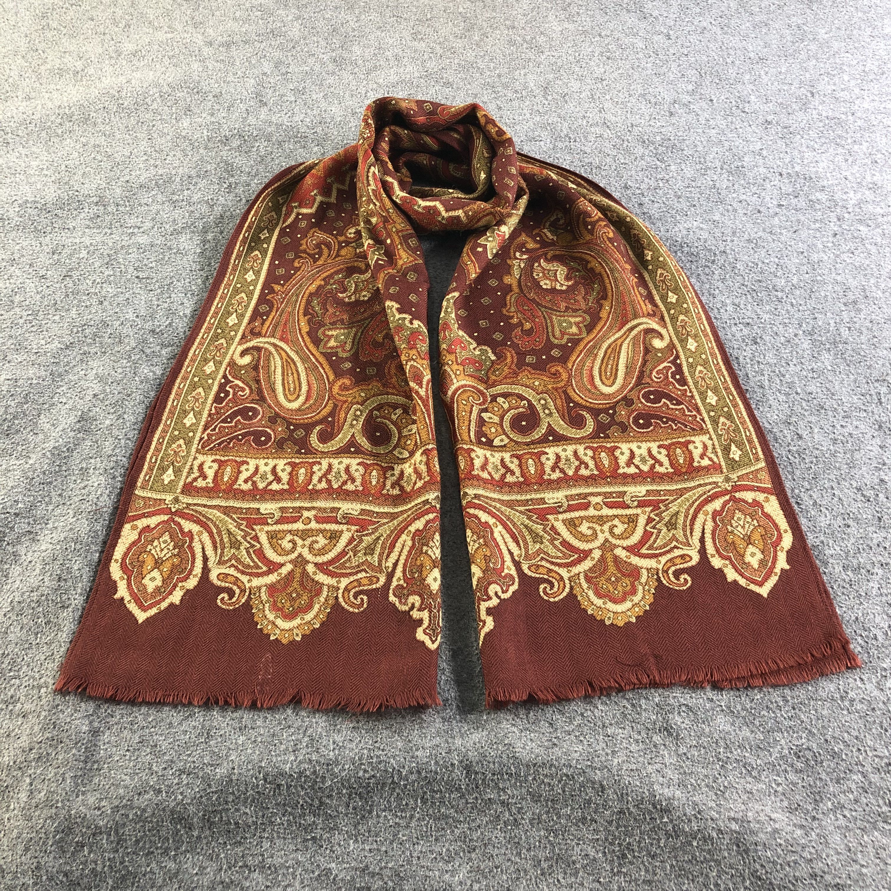 Vintage Top Kapi Wool/Silk Scarf Muffler Stole V1974 Size ONE SIZE - 1 Thumbnail