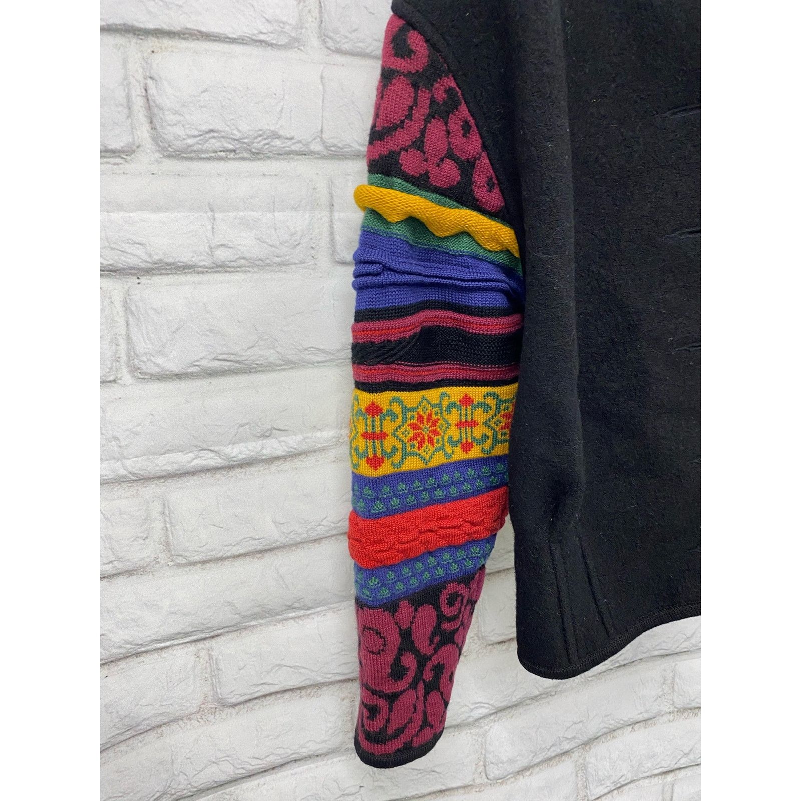 Vintage Geiger Wool Knit Cardigan Sweater Size 40 Austria ~ Coogi Size ONE SIZE - 6 Thumbnail