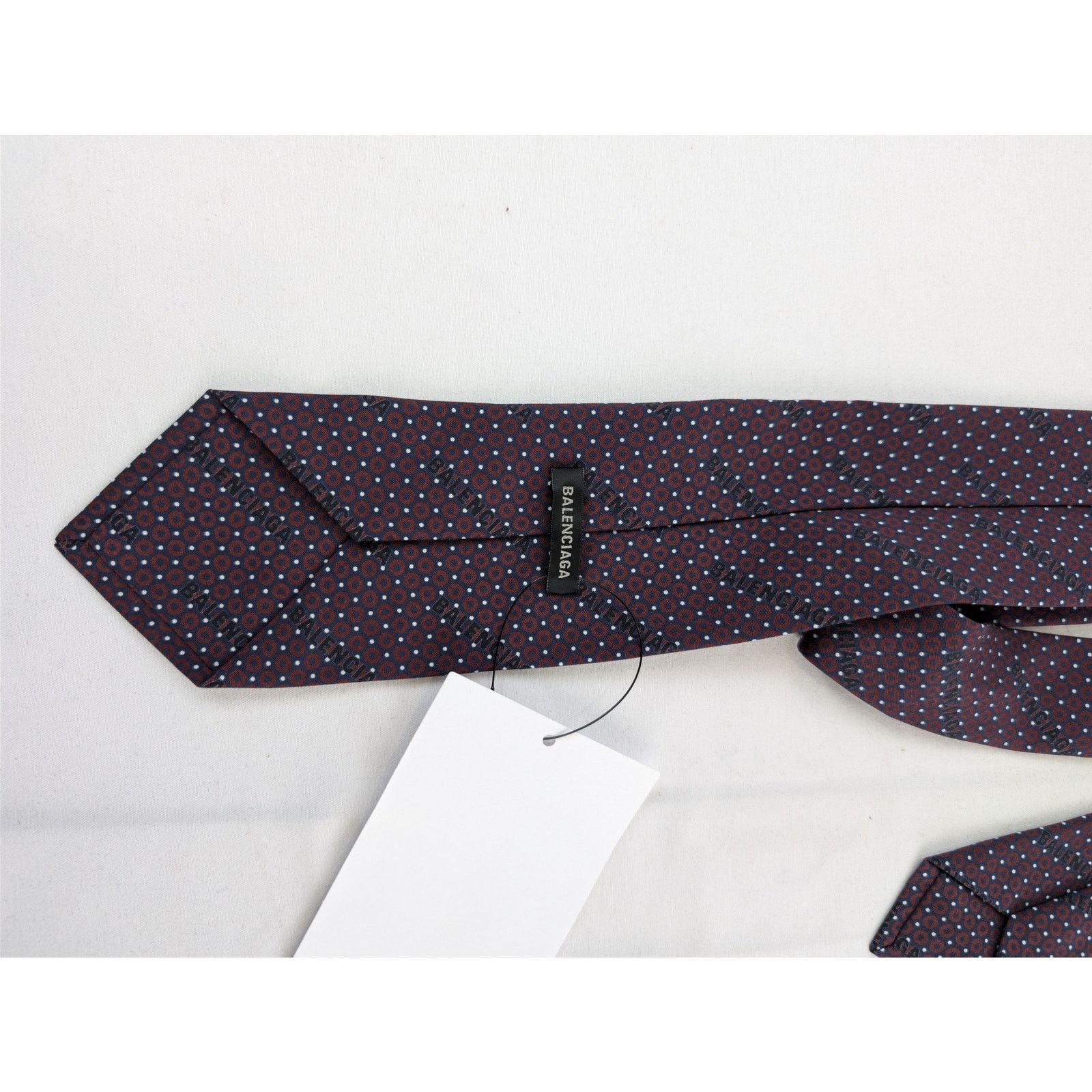 Balenciaga o1rshd1 Size: OS/ Sartorial With Micro Pattern Tie Blue Size ONE SIZE - 7 Thumbnail