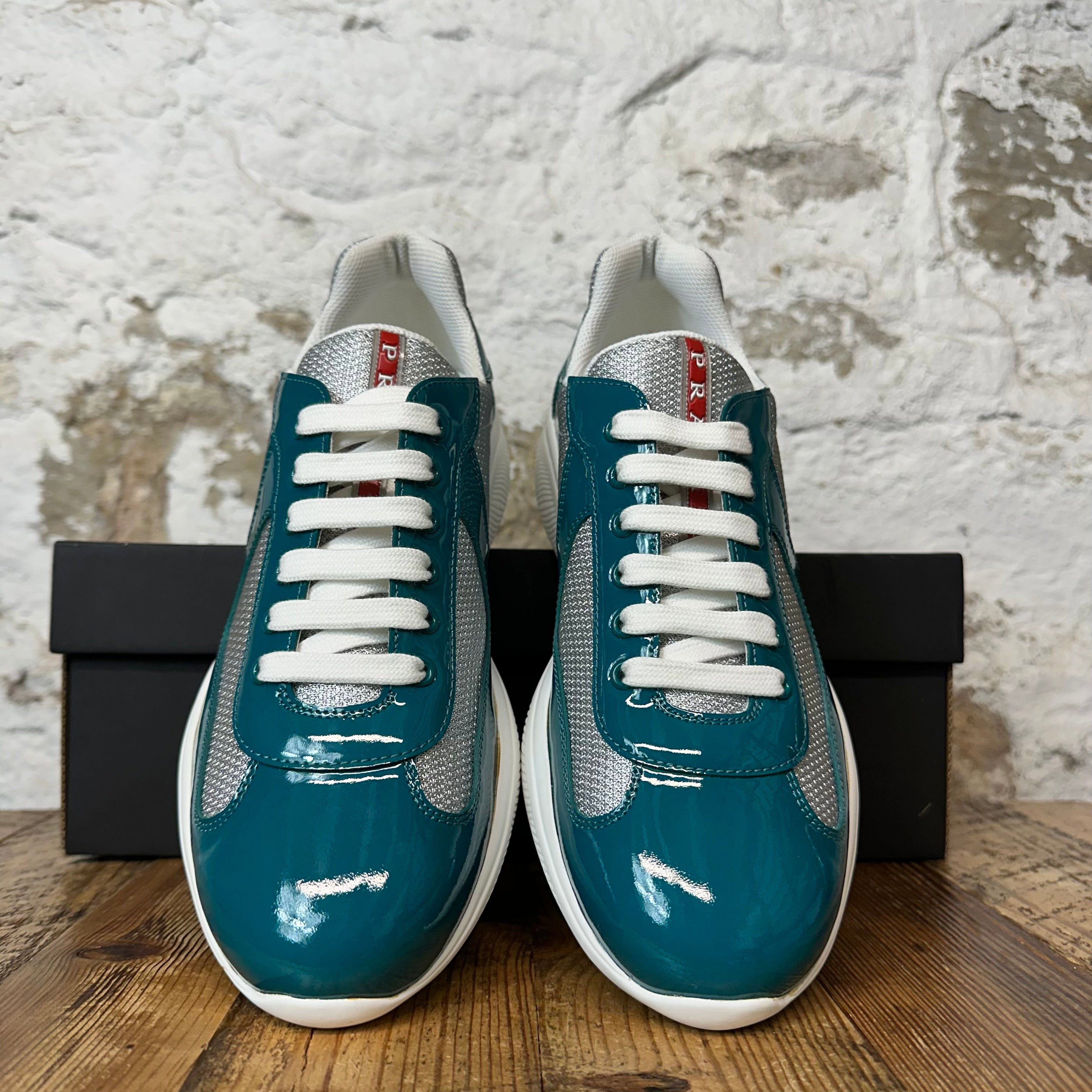 Prada Prada Americas Cup Laguna Patent Sneaker Size 8.5 NEW Size US 8.5 / EU 41-42 - 3 Thumbnail
