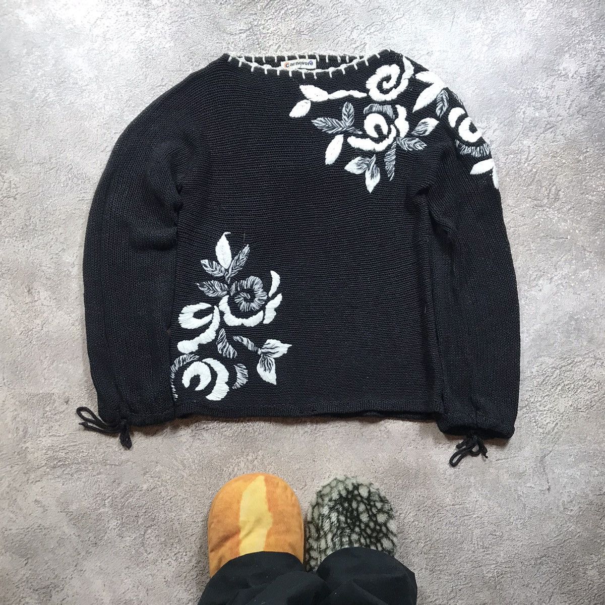 If Six Was Nine Vintage Y2K ABSTRACT SWEATER Knitted Oversized 90s Size M / US 6-8 / IT 42-44 - 1 Thumbnail