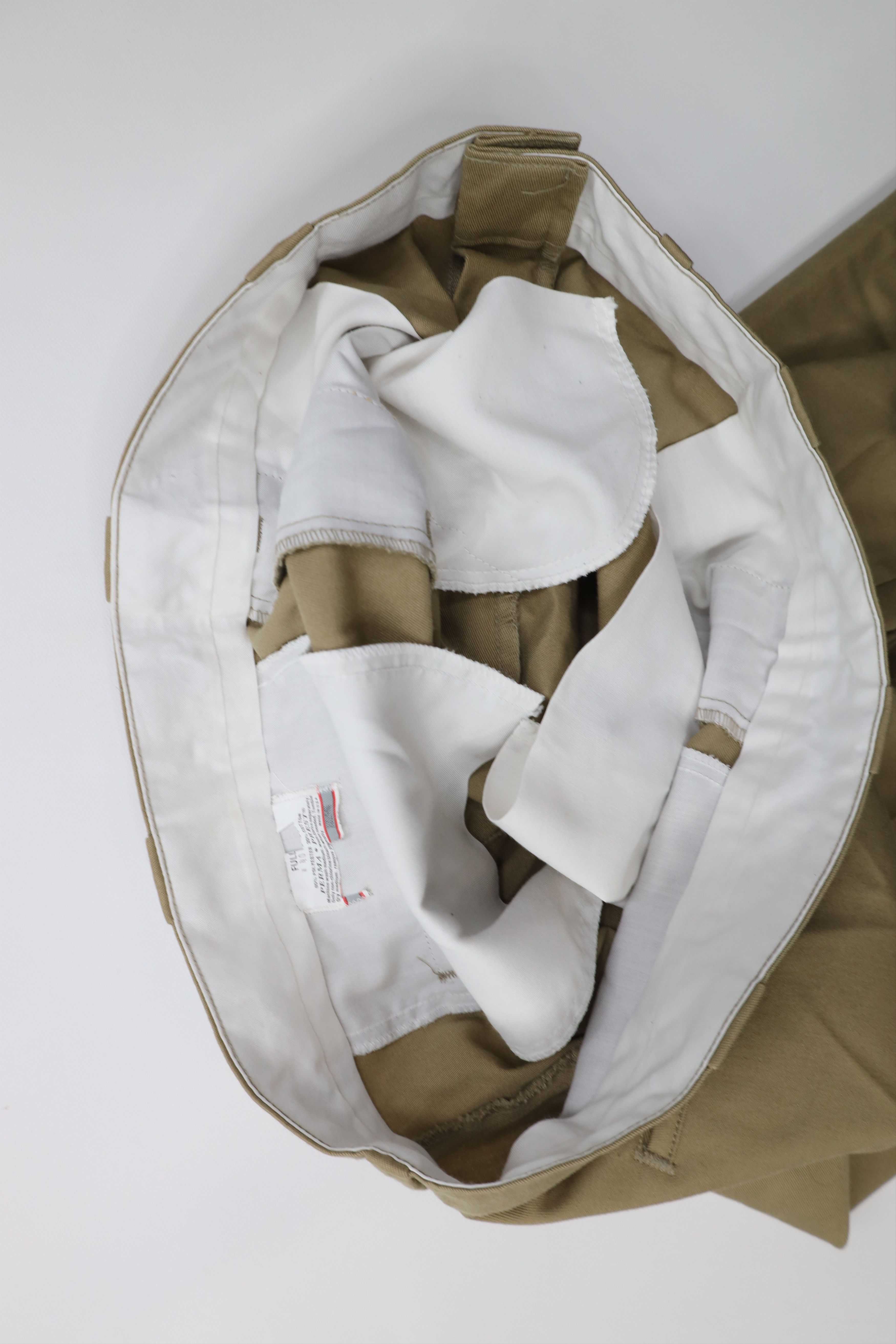 Vintage Vintage 70s Streetwear Workwear Wide Leg Pants Beige USA Size US 40 / EU 56 - 8 Thumbnail