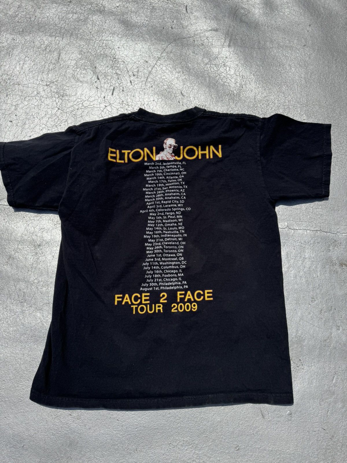 Band Tees × Vintage Elton John 2009 Band Tee Size US L / EU 52-54 / 3 - 3 Thumbnail