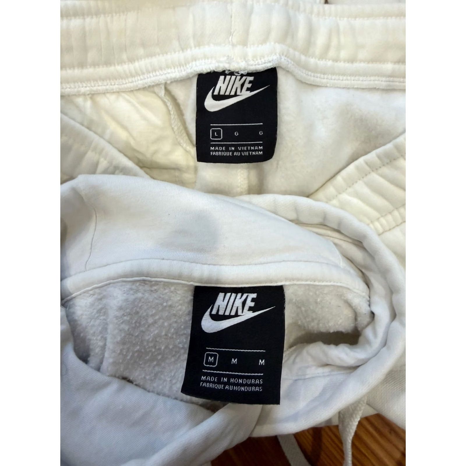 Nike Nike White Hoodie & Pants Set Sweatsuit Club Fleece Size Medium Large Mens 90s Size US M / EU 48-50 / 2 - 3 Thumbnail