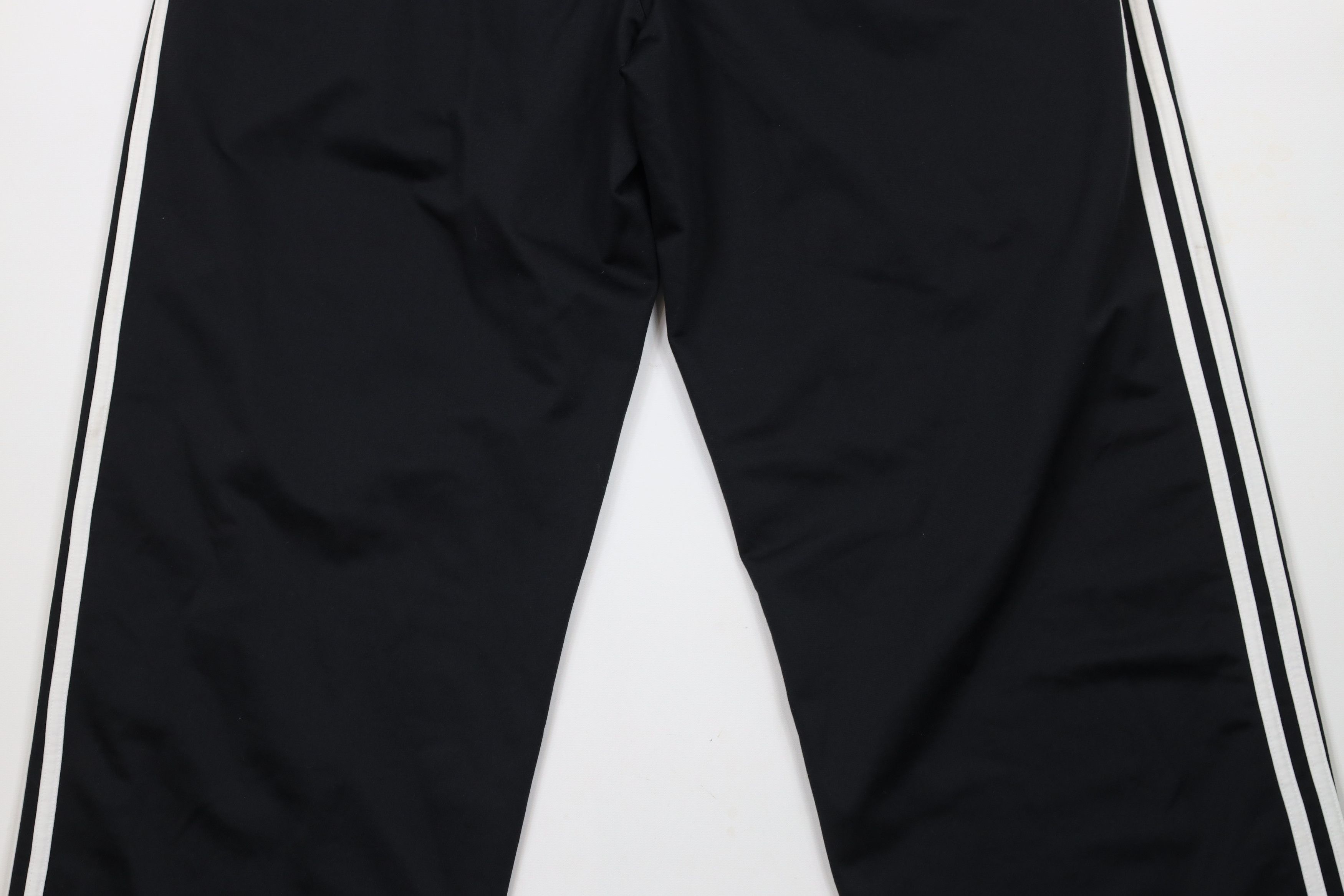 Adidas × Vintage Vintage Adidas Spell Out Striped Wide Leg Sweatpants Pants Size US 36 / EU 52 - 13 Thumbnail