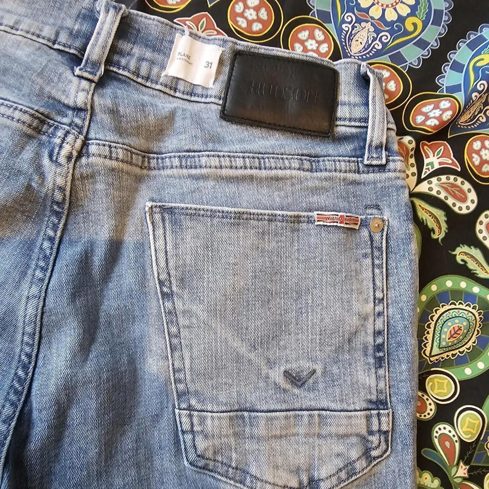 Hudson Hudson Men's Blue Jeans Size US 31 - 7 Thumbnail