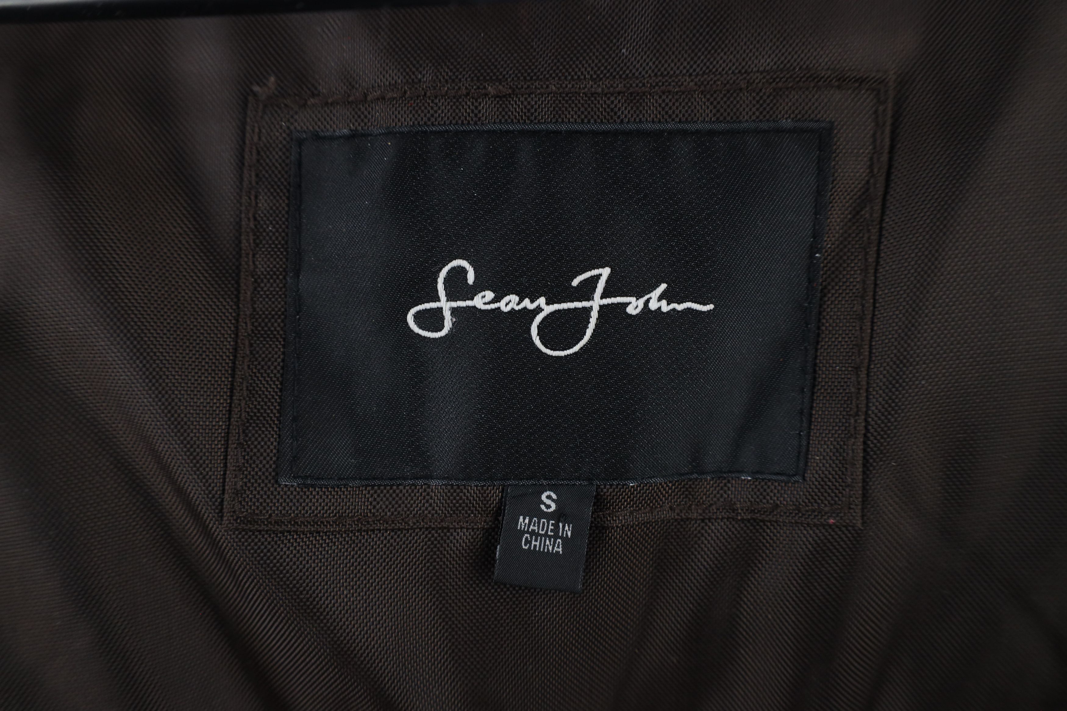 Sean John × Vintage Vintage 90s Sean John Trim Hooded Puffer Bomber Jacket Brown Size US S / EU 44-46 / 1 - 10 Thumbnail