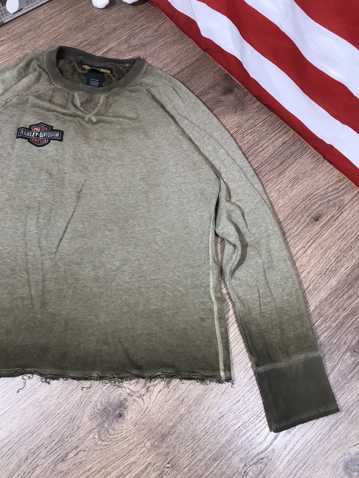 Harley Davidson Harley Davidson Sweatshirt Metal Big Logo Size US XL / EU 56 / 4 - 4 Thumbnail