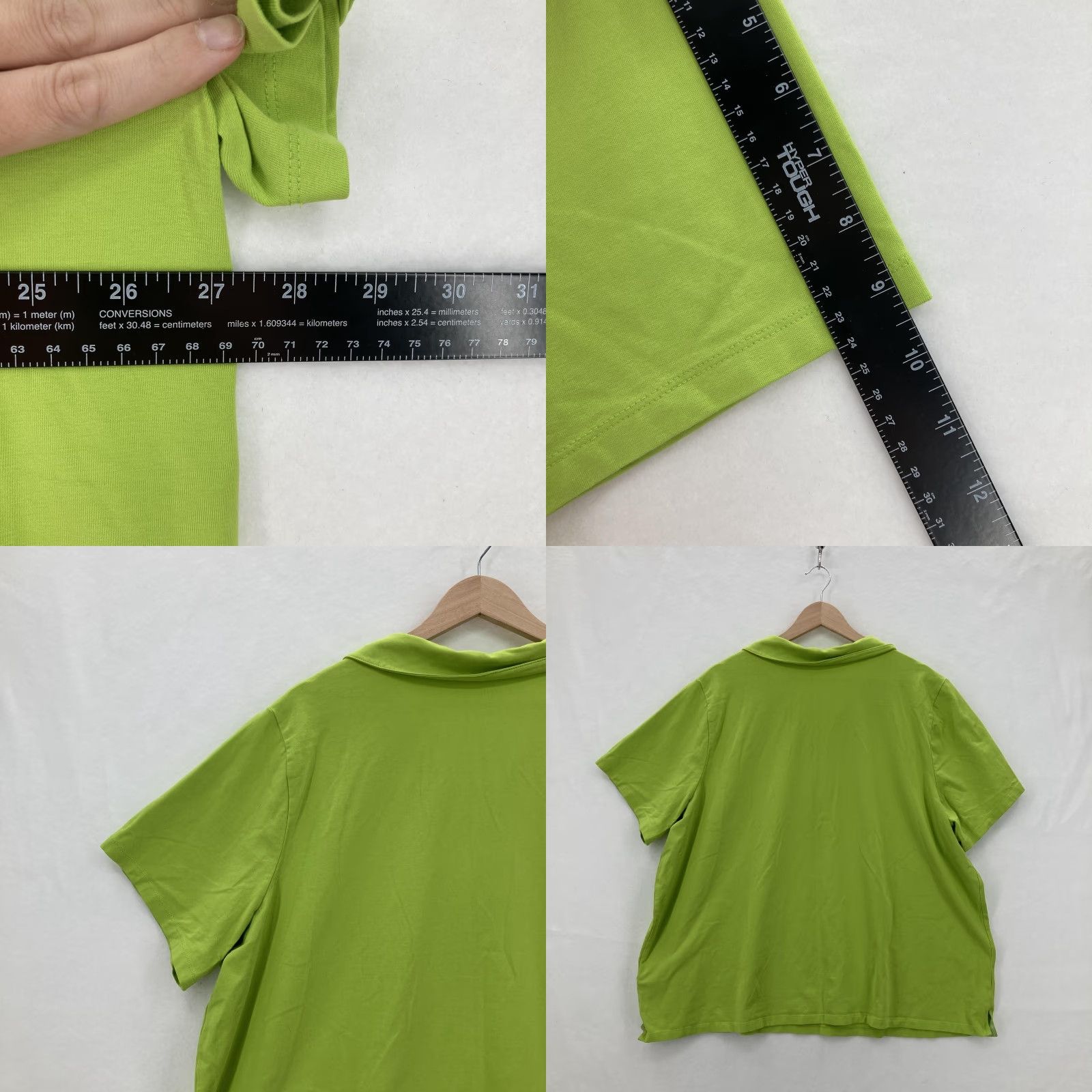 Vintage VINTAGE Catherines Suprema Collection Shirt Womens 2X 22/24W Green Polo Top Plus Size Size XXL / US 16-18 / IT 52-54 - 8 Thumbnail