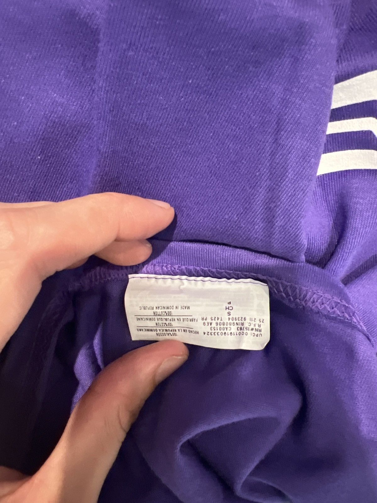 Champion × Off-White Off White Purple Gymnastics Shirt Small Size US S / EU 44-46 / 1 - 4 Thumbnail
