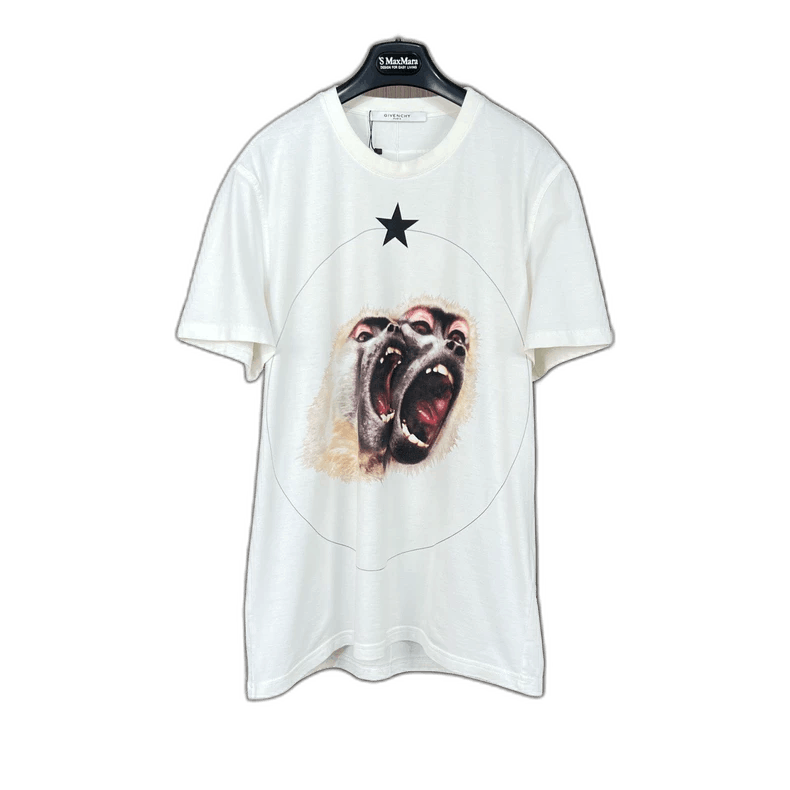 Givenchy Givenchy Givenchy Short Sleeve Monkey Print TShirt -2507 Size US L / EU 52-54 / 3 - 1 Thumbnail