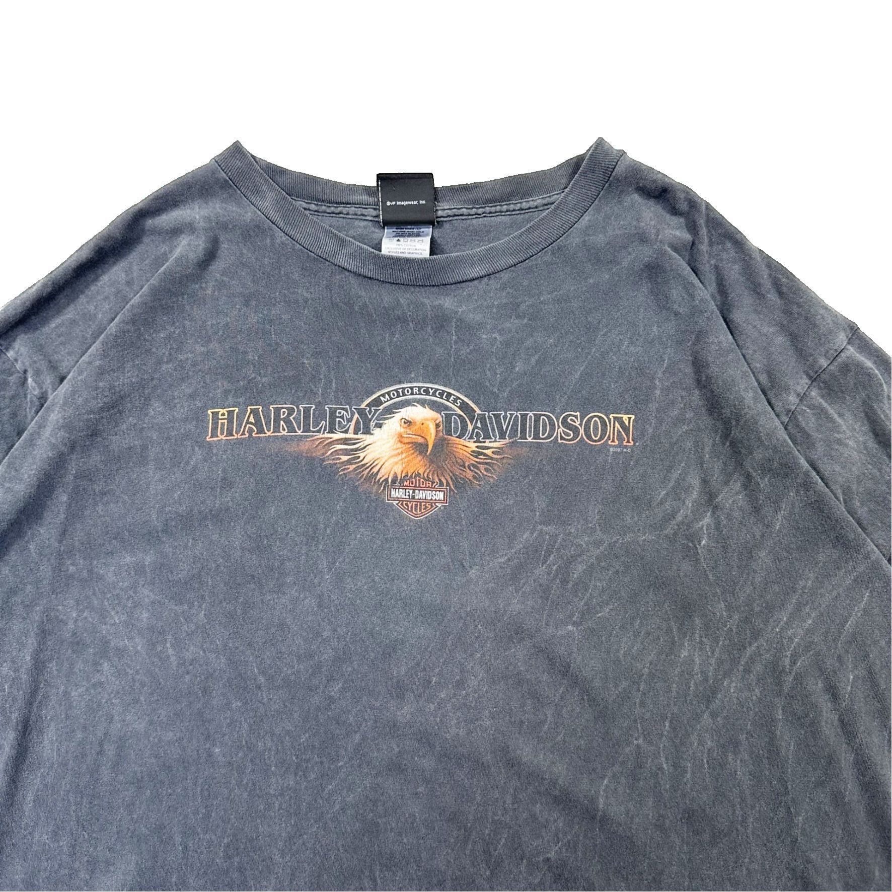 Vintage Vintage 00s Harley Davidson North Carolina Graphic T Shirt Size US XXL / EU 58 / 5 - 2 Thumbnail